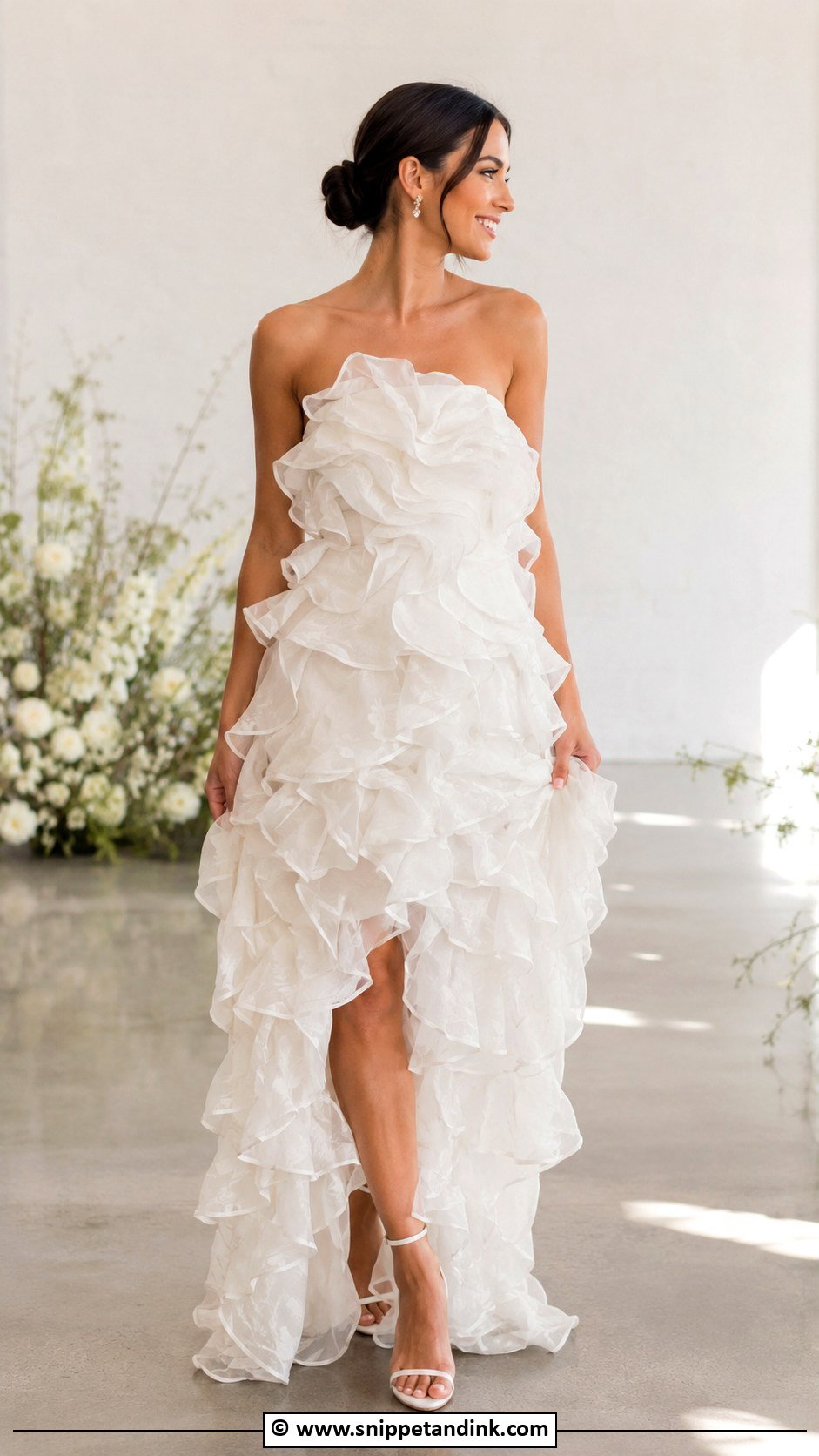 Ruffle Ugly Wedding Dress - Snippet and Ink - 30 Ugly Wedding Dress Ideas