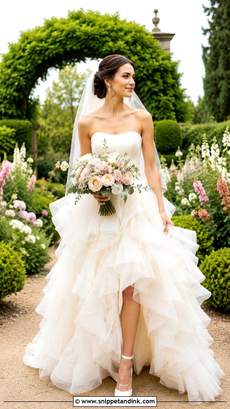 Ruffle Wedding Dress - Snippet and Ink - 25 Fairycore Wedding Dress Ideas