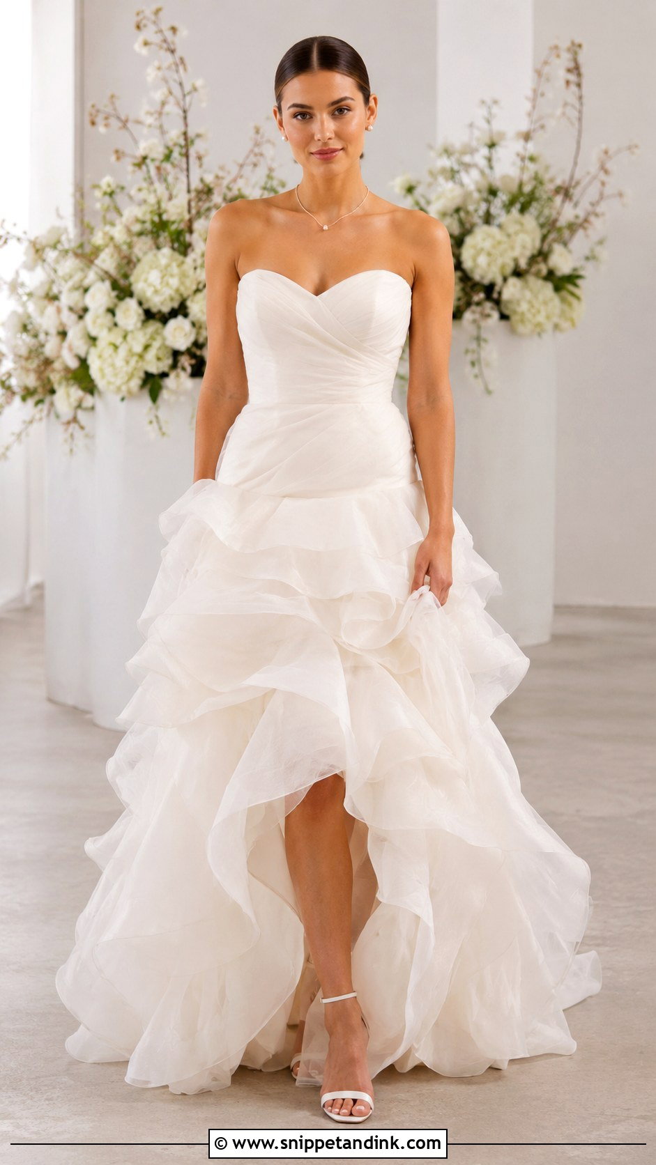 Ruffle Wedding Dress - Snippet and Ink - 25 Textured Wedding Dress Ideas