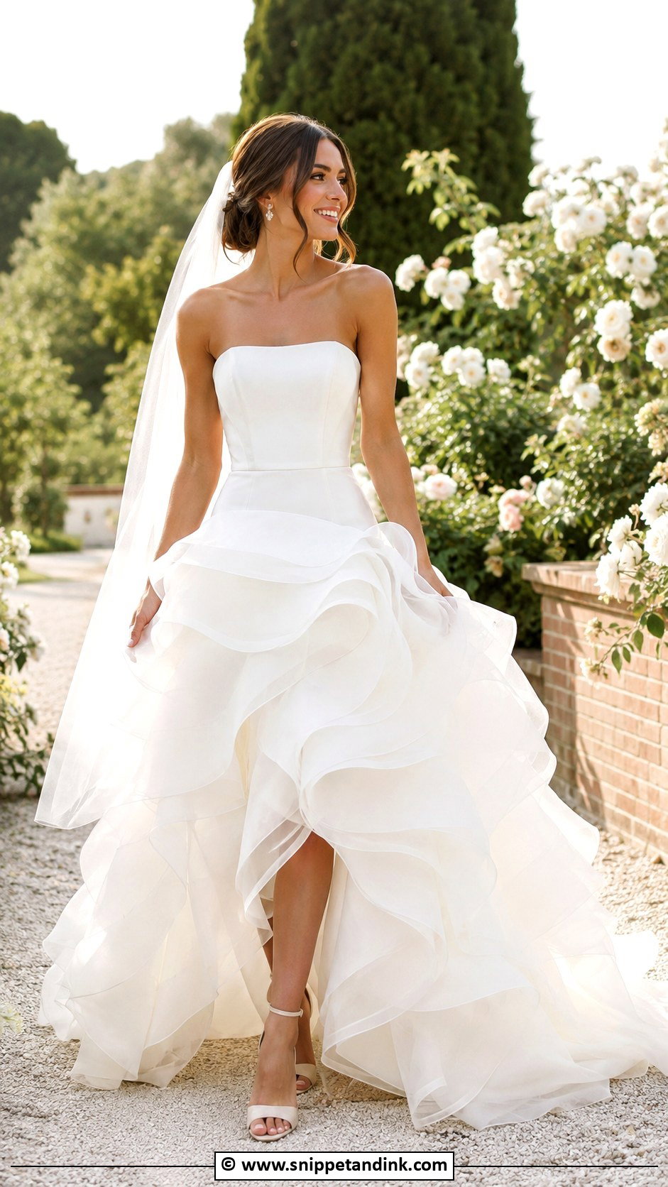 Ruffle Wedding Dress - Snippet and Ink - 30 2026 Wedding Dress Ideas