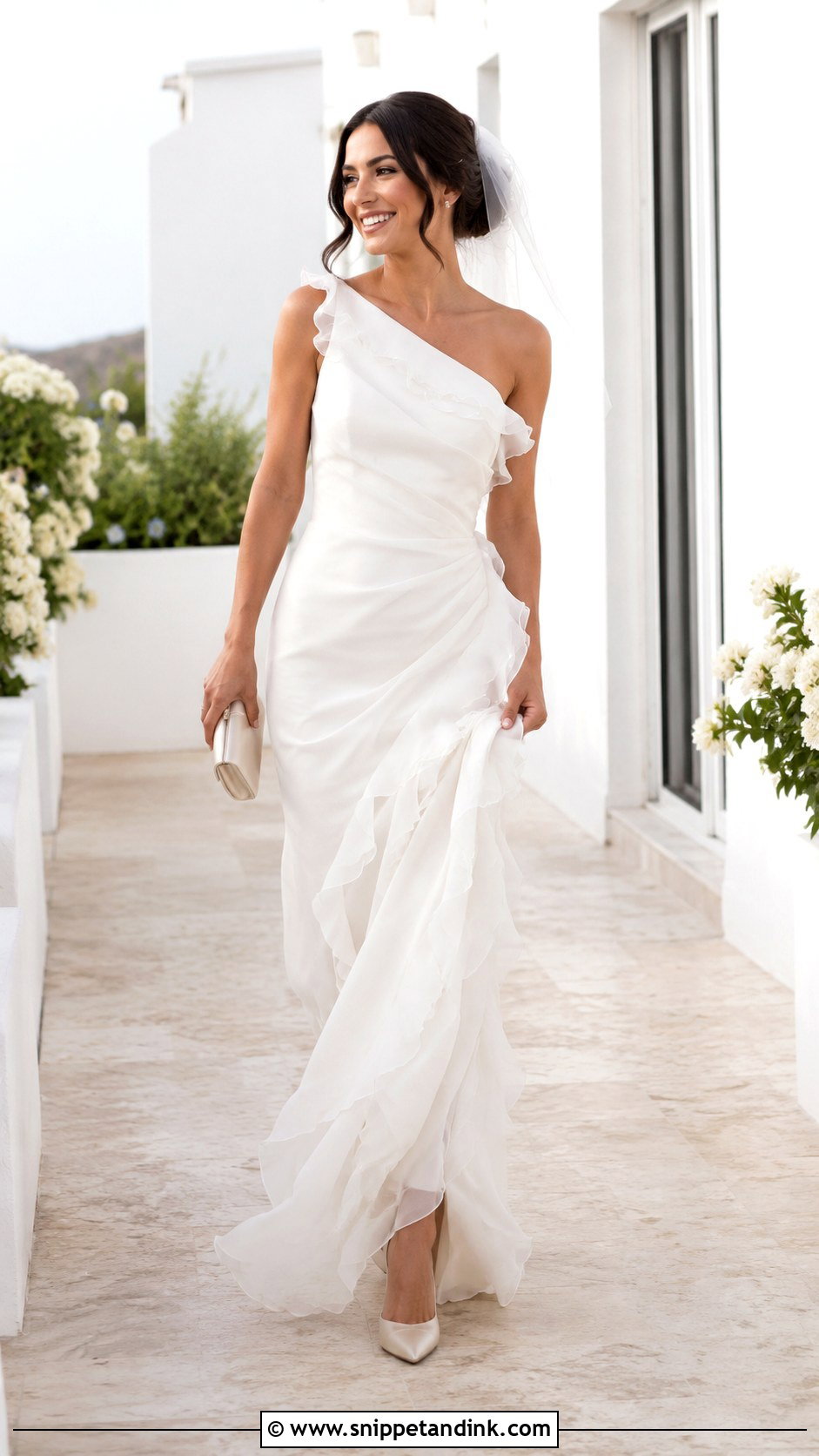Ruffle Wedding Dress - Snippet and Ink - 20 Girly Wedding Dress Ideas