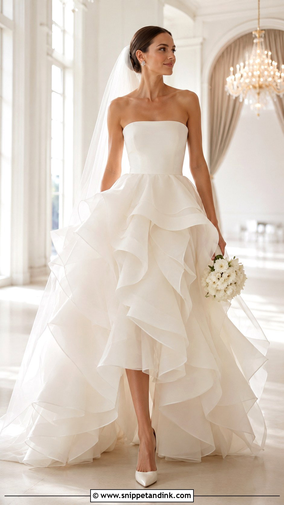 Ruffle Wedding Dress Ballgown - Snippet and Ink - 20 Elegant Wedding Dress Ballgown Ideas