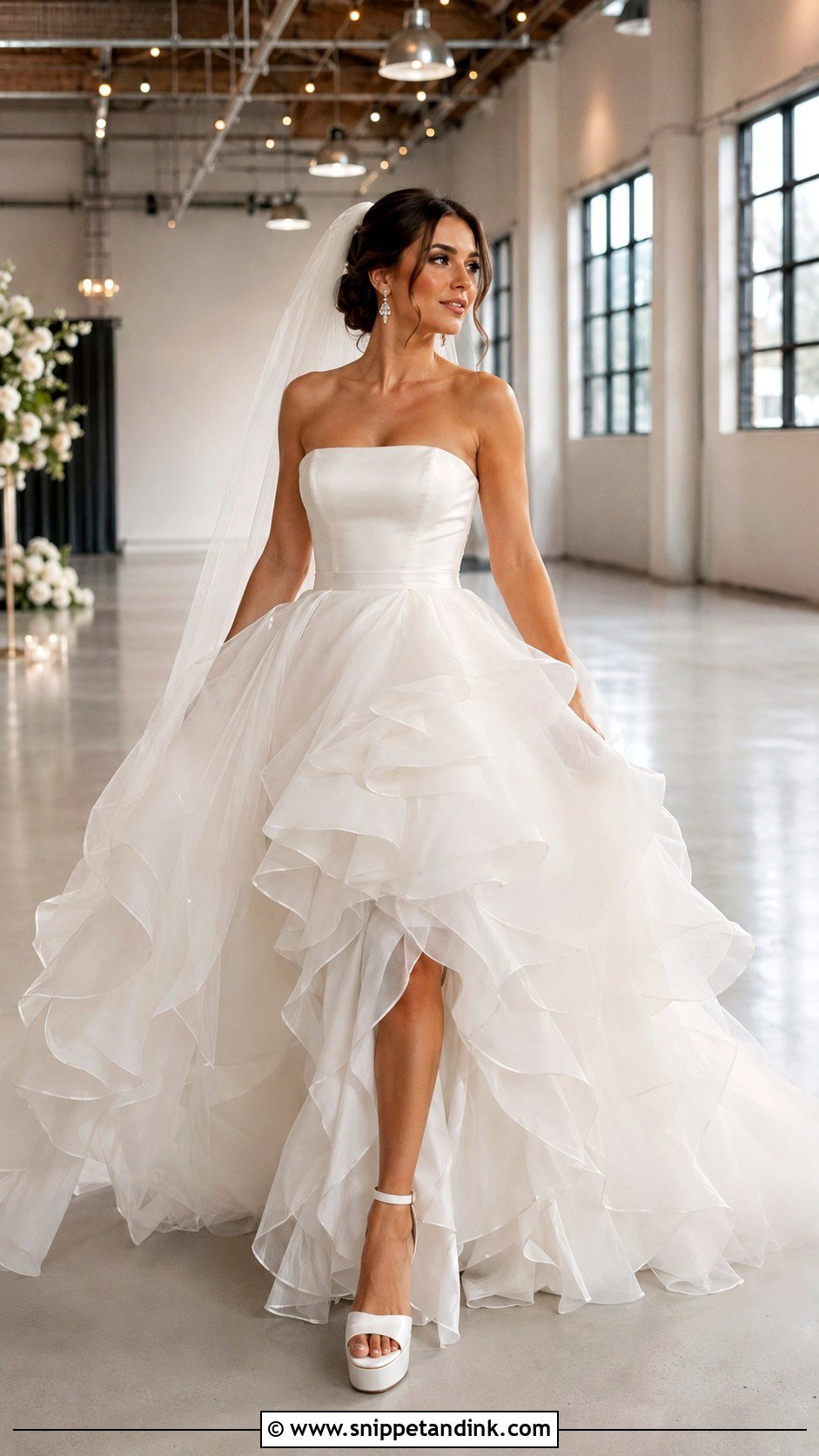 Ruffled Organza Ball Gown Wedding Dress - Snippet and Ink - 20 Big Wedding Dresses Ball Gown Princesses