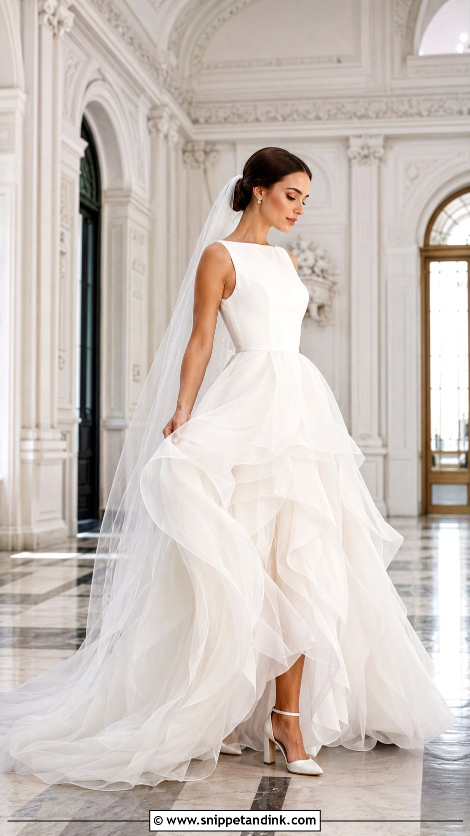 Ruffled Organza Wedding Dress - Snippet and Ink - 20 Fairy Tail Wedding Dress Ideas