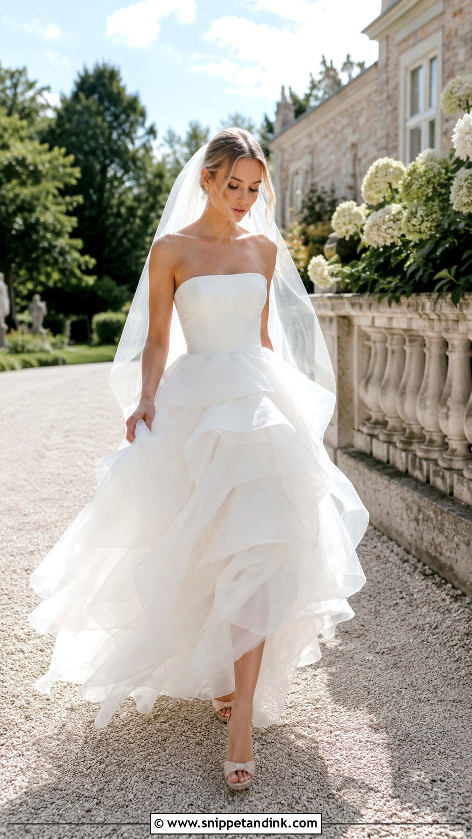 Ruffled Organza Wedding Dress - Snippet and Ink - 20 Extravagant Wedding Dress Ideas