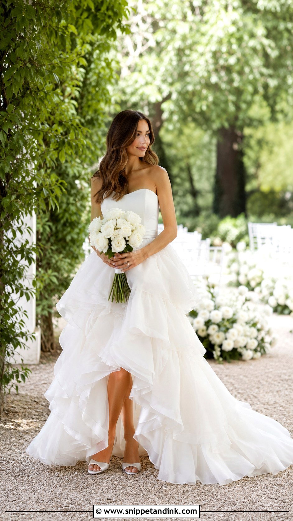 Ruffled Wedding Dress - Snippet and Ink - 25 Weird Wedding Dress Ideas
