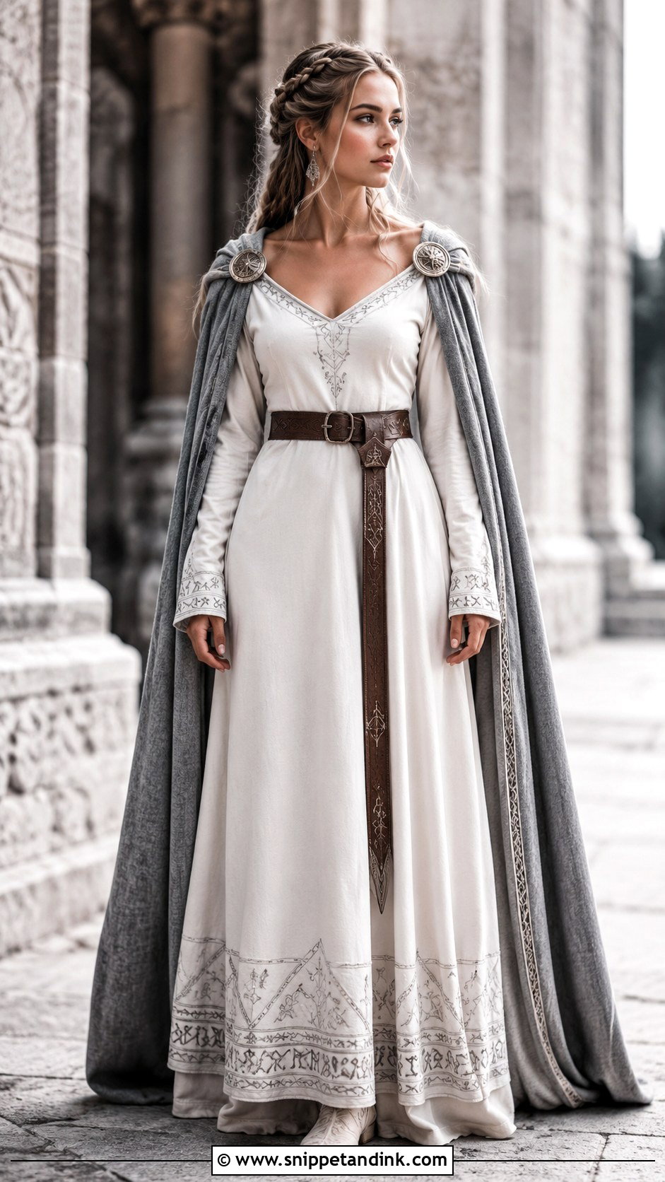 Rune Viking Wedding Dress - Snippet and Ink - 30 Viking Wedding Dress Ideas