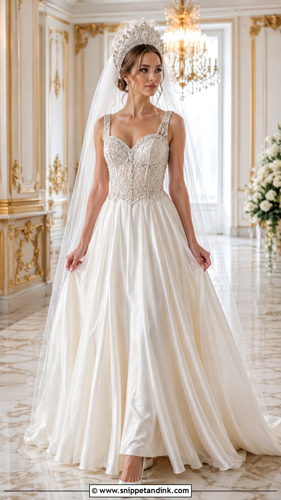 Russian Wedding Dress With Beaded Bodice - Snippet and Ink - 25 Russian Wedding Dress Ideas