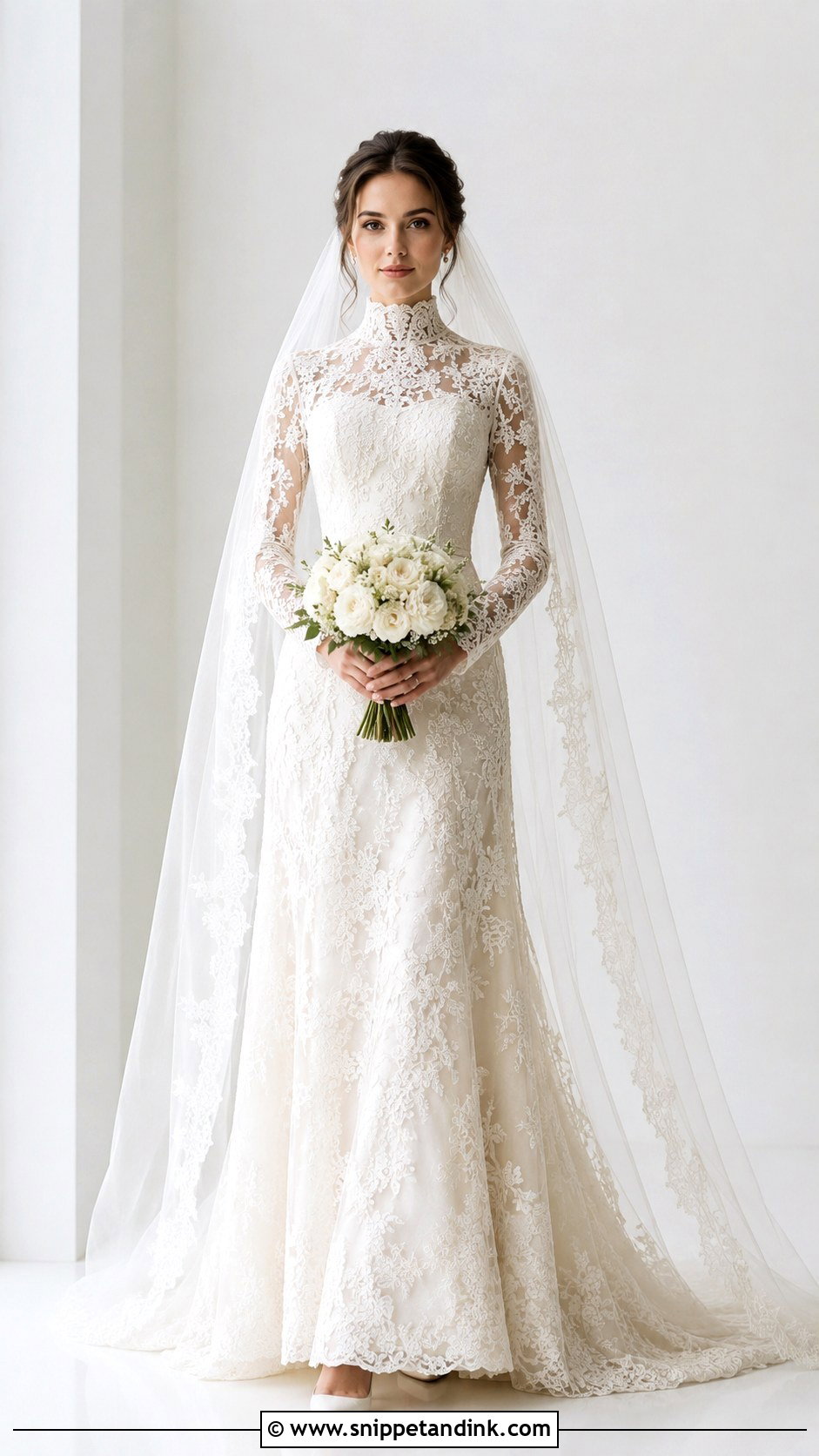 Russian Wedding Dress With High Neck - Snippet and Ink - 25 Russian Wedding Dress Ideas