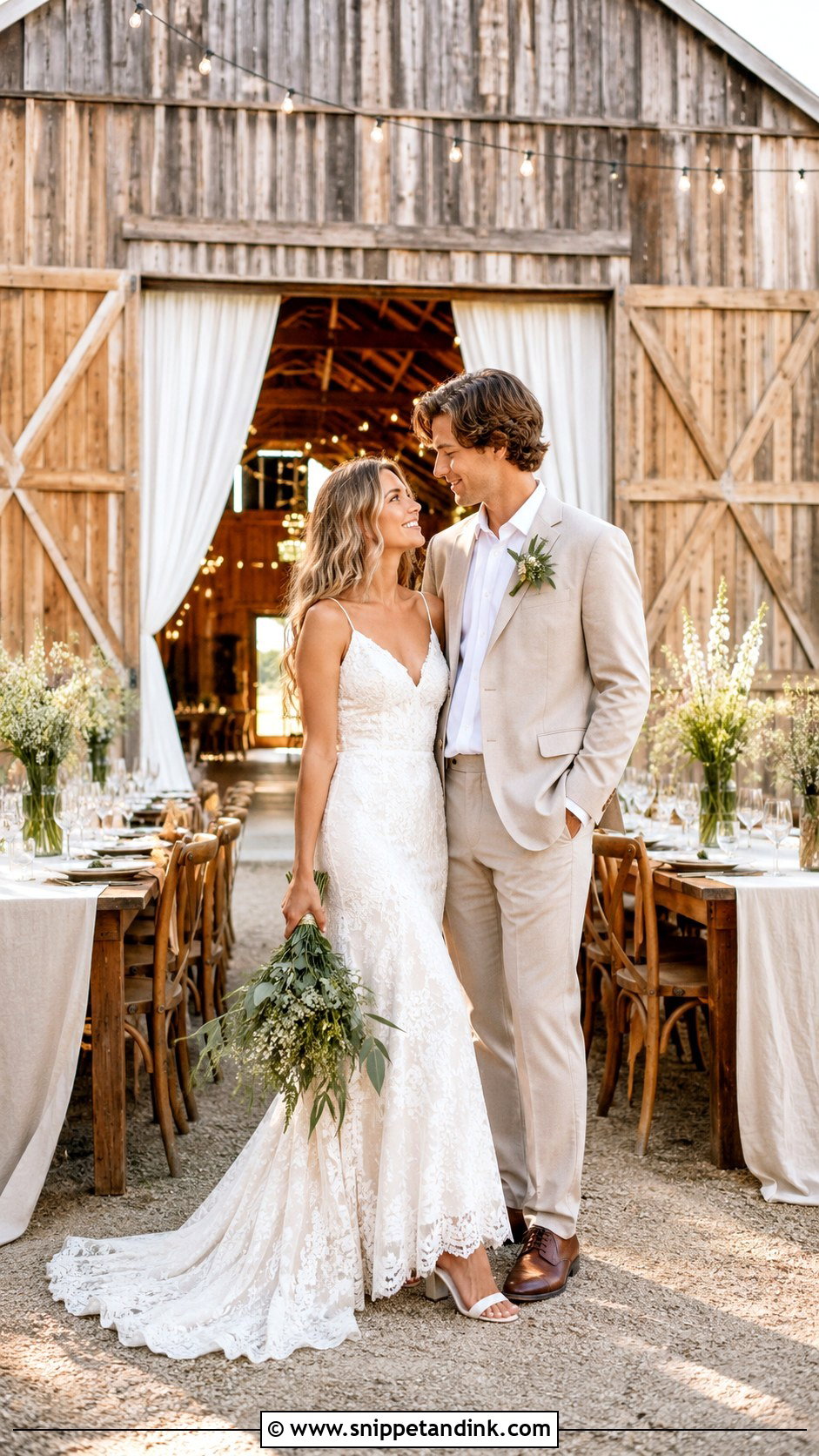 Rustic Barn Wedding Aesthetic - Snippet and Ink - 25 Wedding Day Aesthetic Ideas