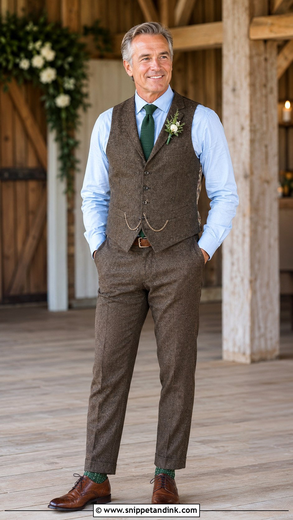Rustic Vest Father of Bride Outfit - Snippet and Ink - 20 Father of Bride Outfit Ideas