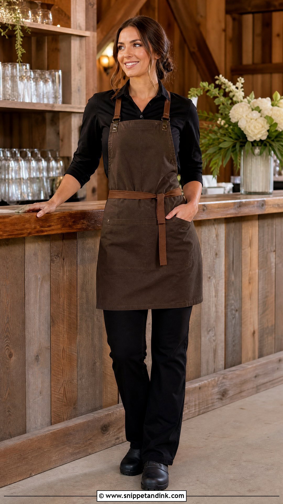 Rustic Wedding Bartender Outfit - Snippet and Ink - 20 Wedding Bartender Outfit Ideas