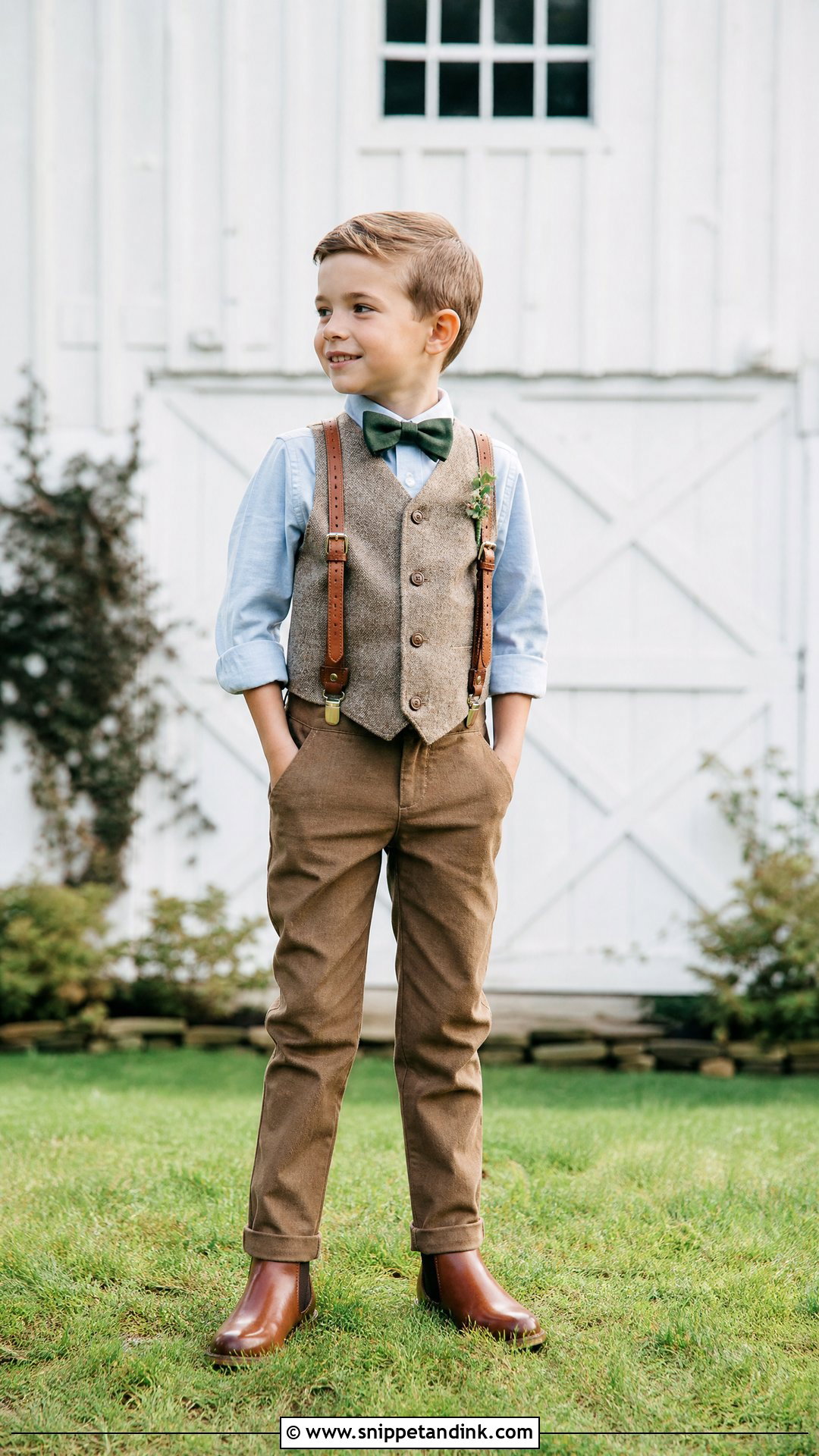 Rustic Wedding Boys Outfit - Snippet and Ink - 20 Wedding Dress for Kids Boys Ideas