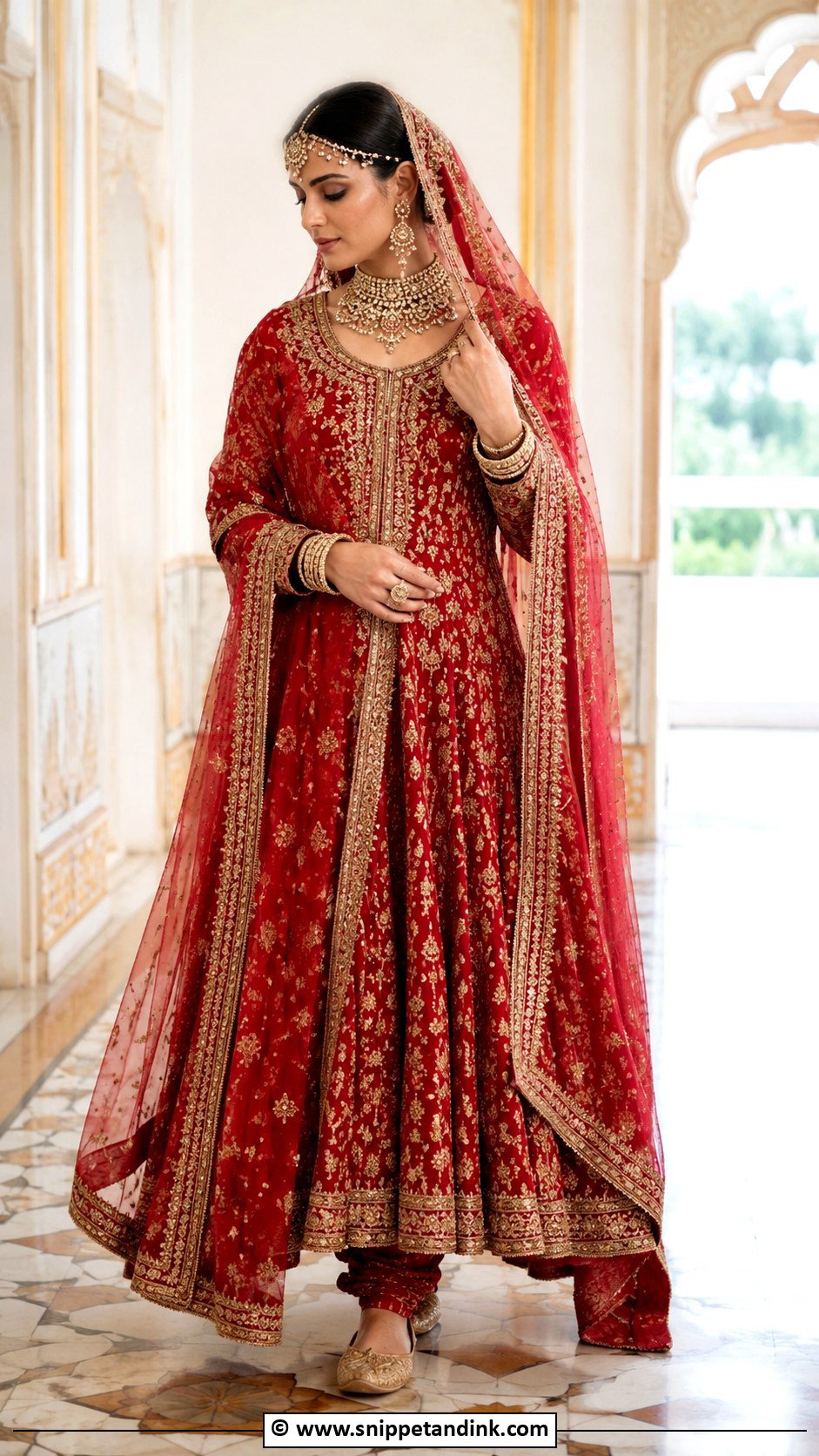Sabyasachi Bride In Anarkali - Snippet and Ink - 30 Sabyasachi Bride Ideas