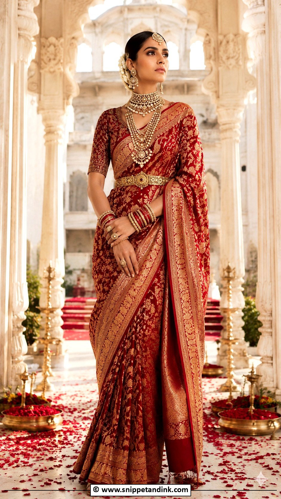 Sabyasachi Bride In Banarasi Saree - Snippet and Ink - 30 Sabyasachi Bride Ideas