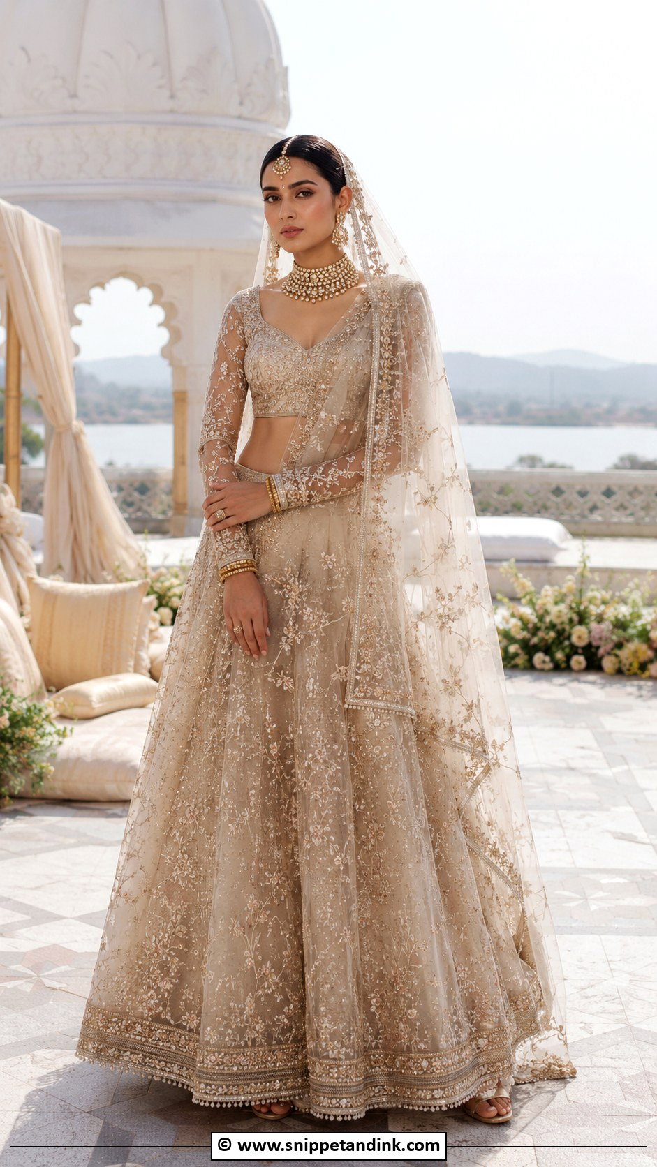 Sabyasachi Bride In Organza Lehenga - Snippet and Ink - 30 Sabyasachi Bride Ideas