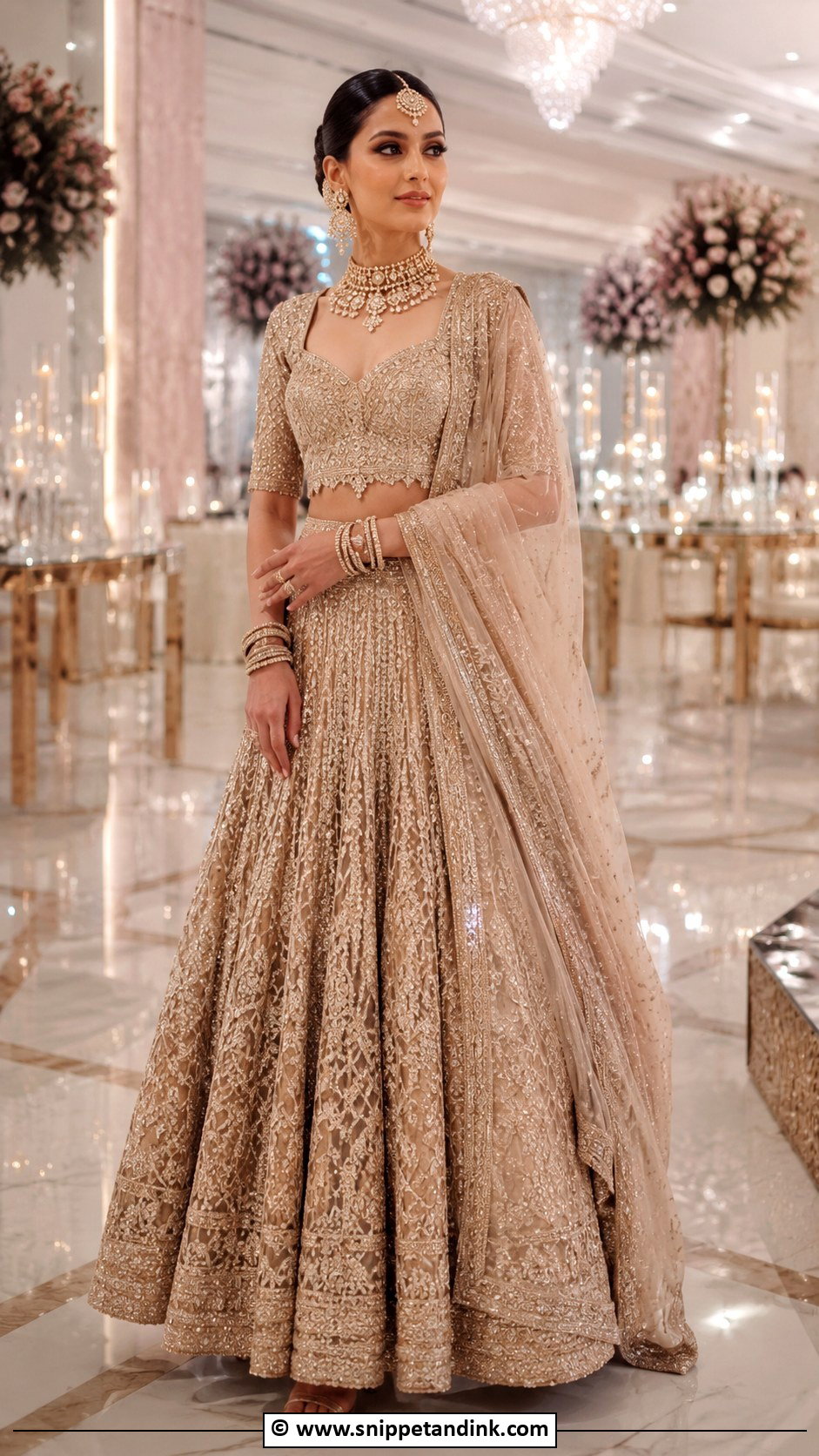 Sabyasachi Bride In Reception Lehenga - Snippet and Ink - 30 Sabyasachi Bride Ideas