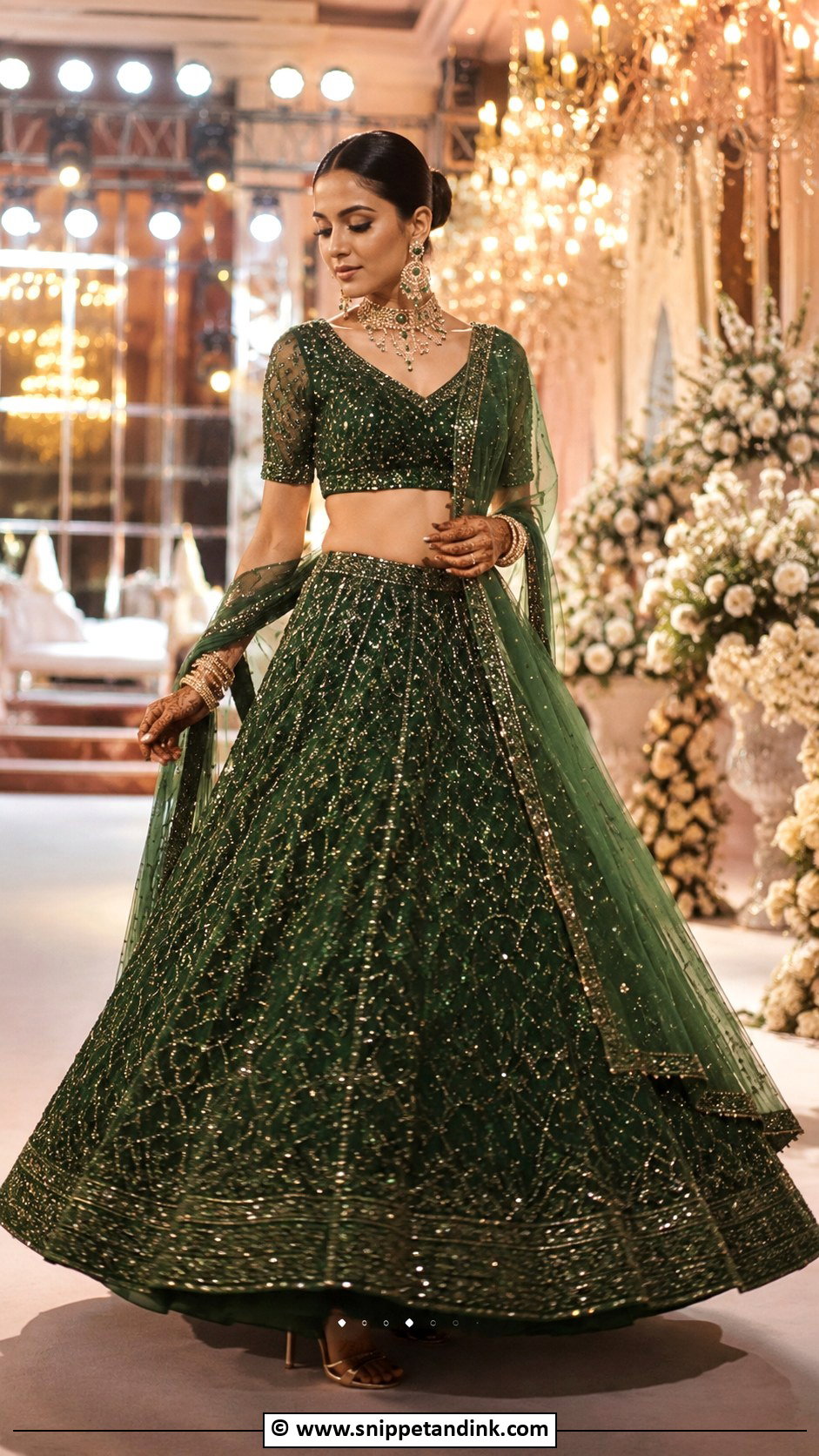 Sabyasachi Bride In Sangeet Lehenga - Snippet and Ink - 30 Sabyasachi Bride Ideas