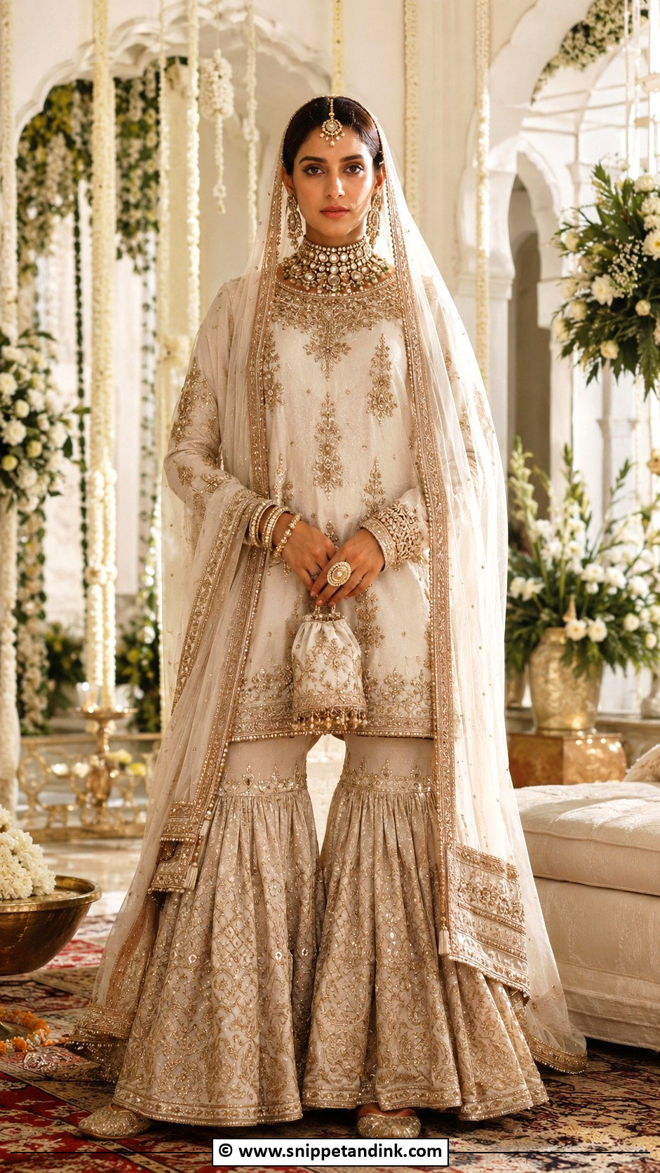 Sabyasachi Bride In Sharara - Snippet and Ink - 30 Sabyasachi Bride Ideas