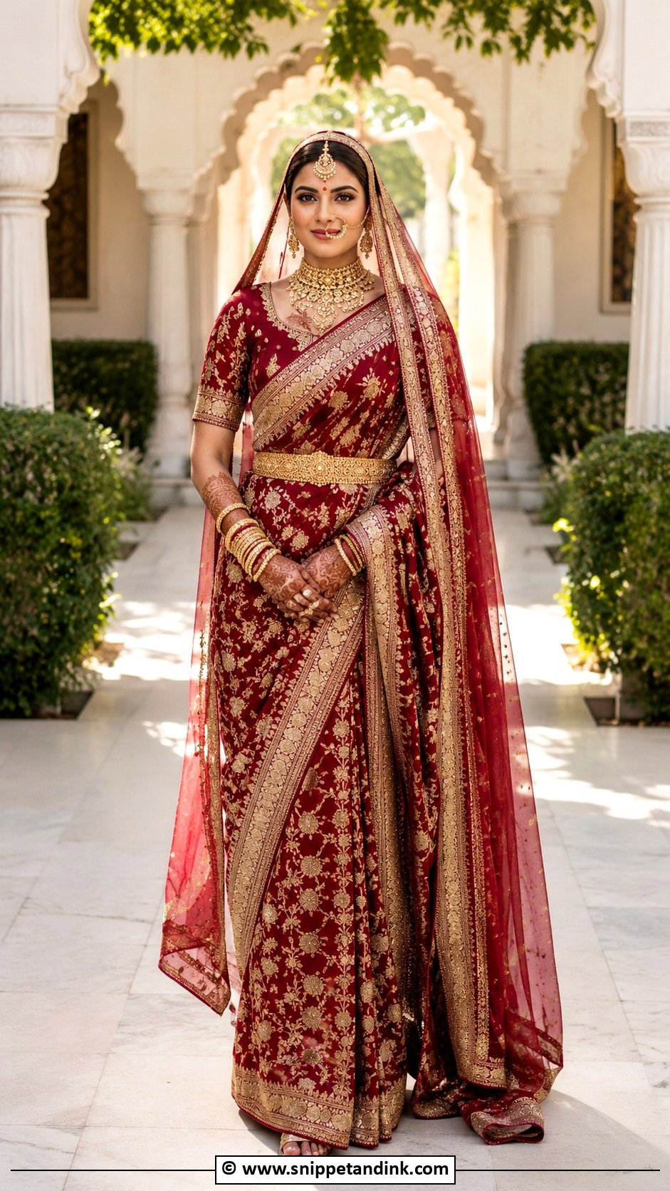 Sabyasachi Bride With Kamarbandh - Snippet and Ink - 30 Sabyasachi Bride Ideas