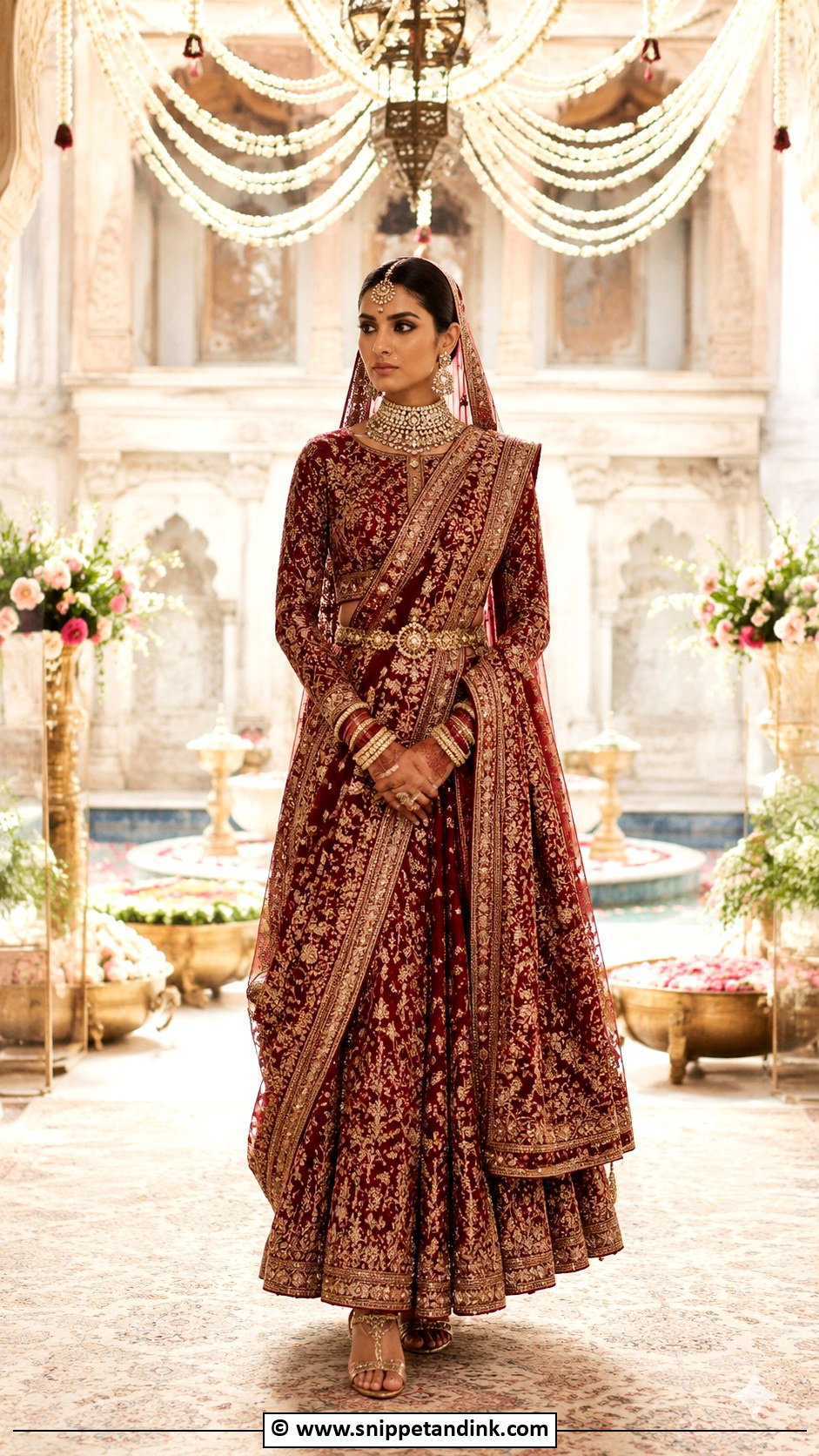 Sabyasachi Bride With Polki Jewelry - Snippet and Ink - 30 Sabyasachi Bride Ideas