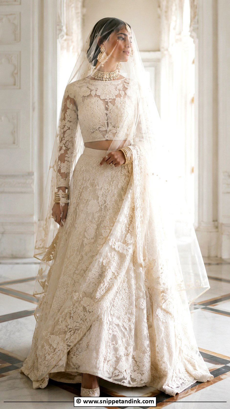 Sabyasachi Bride With Veil - Snippet and Ink - 30 Sabyasachi Bride Ideas