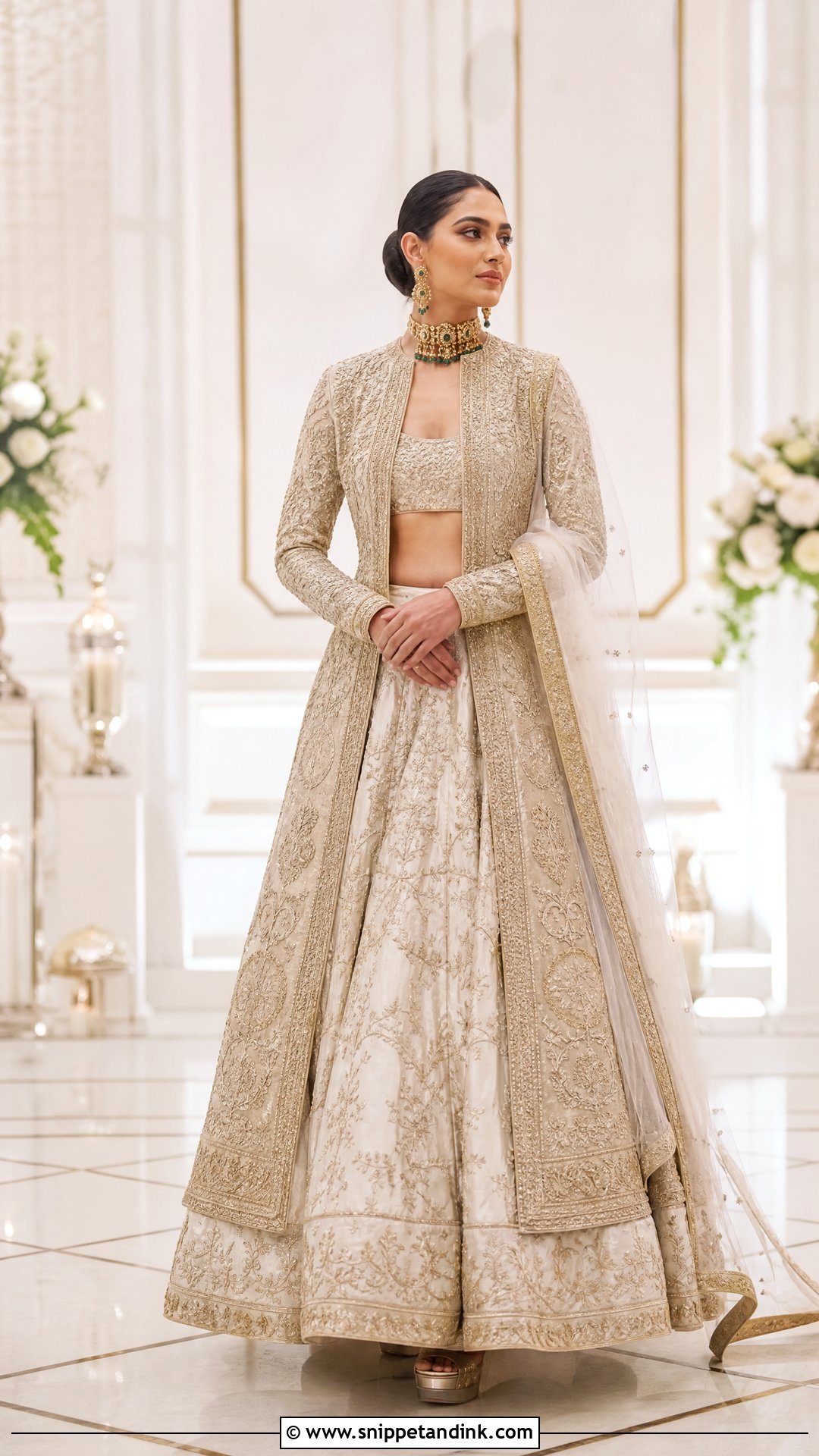 Sabyasachi Long Jacket Bridal Lehenga - Snippet and Ink - 20 Sabyasachi Bridal Collection Ideas