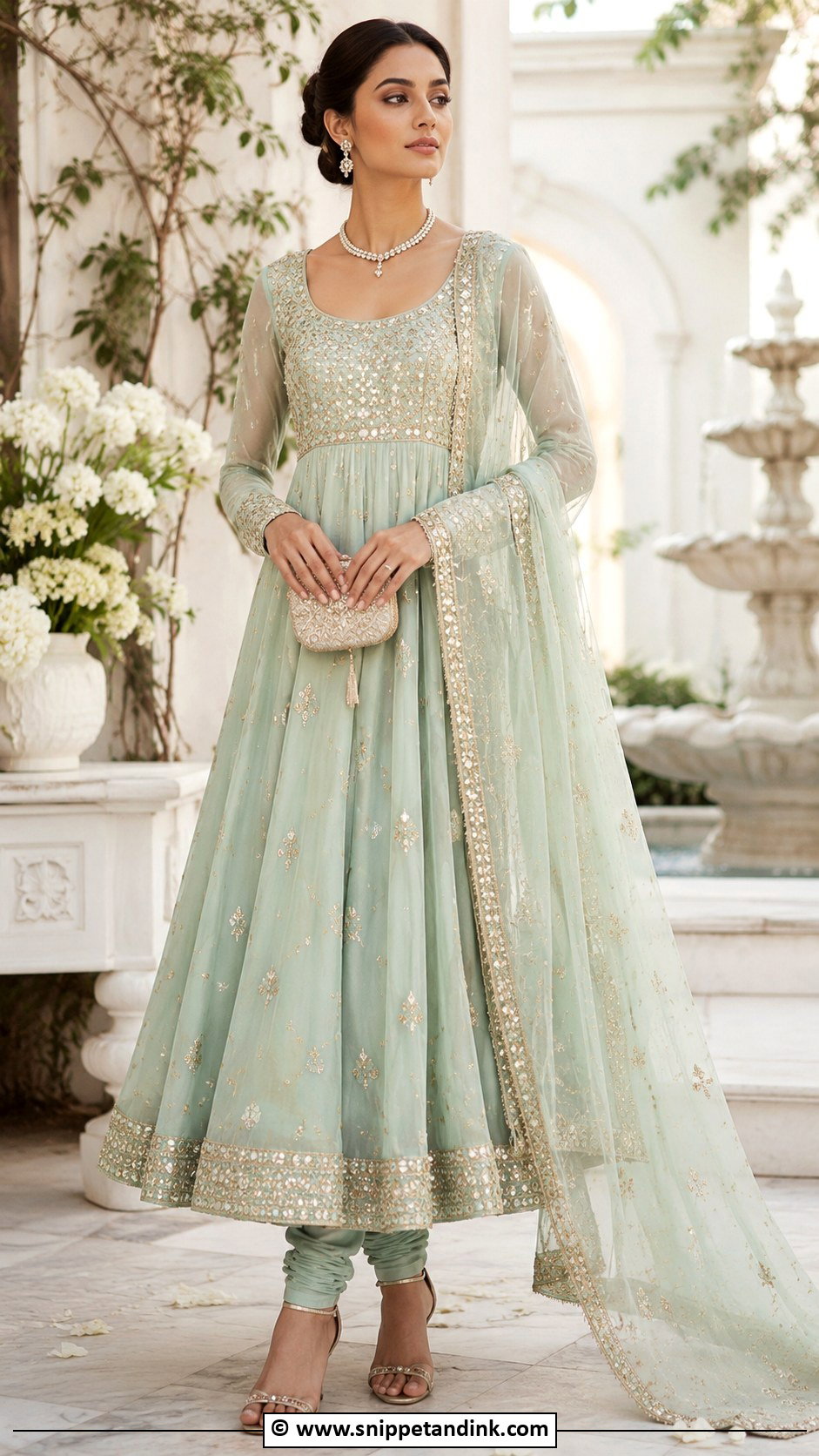 Sabyasachi Pastel Anarkali Suit - Snippet and Ink - 30 Sabyasachi Suits