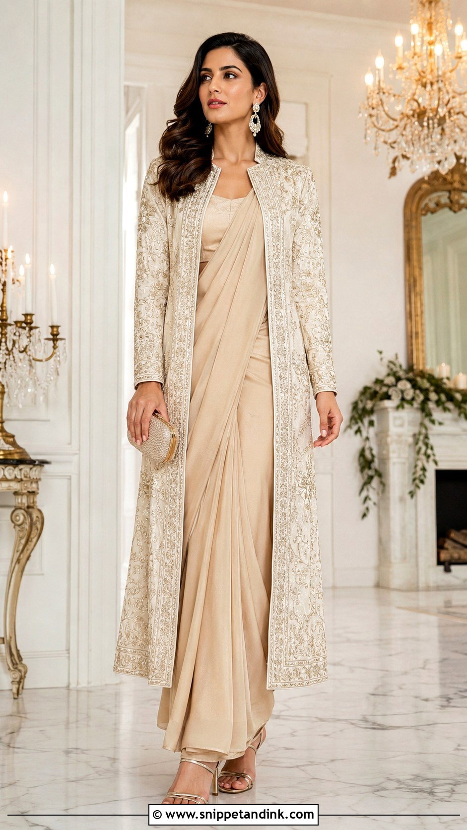 Sadi Dress With Long Jacket Blouse - Snippet and Ink - 20 Sadi Dress Ideas
