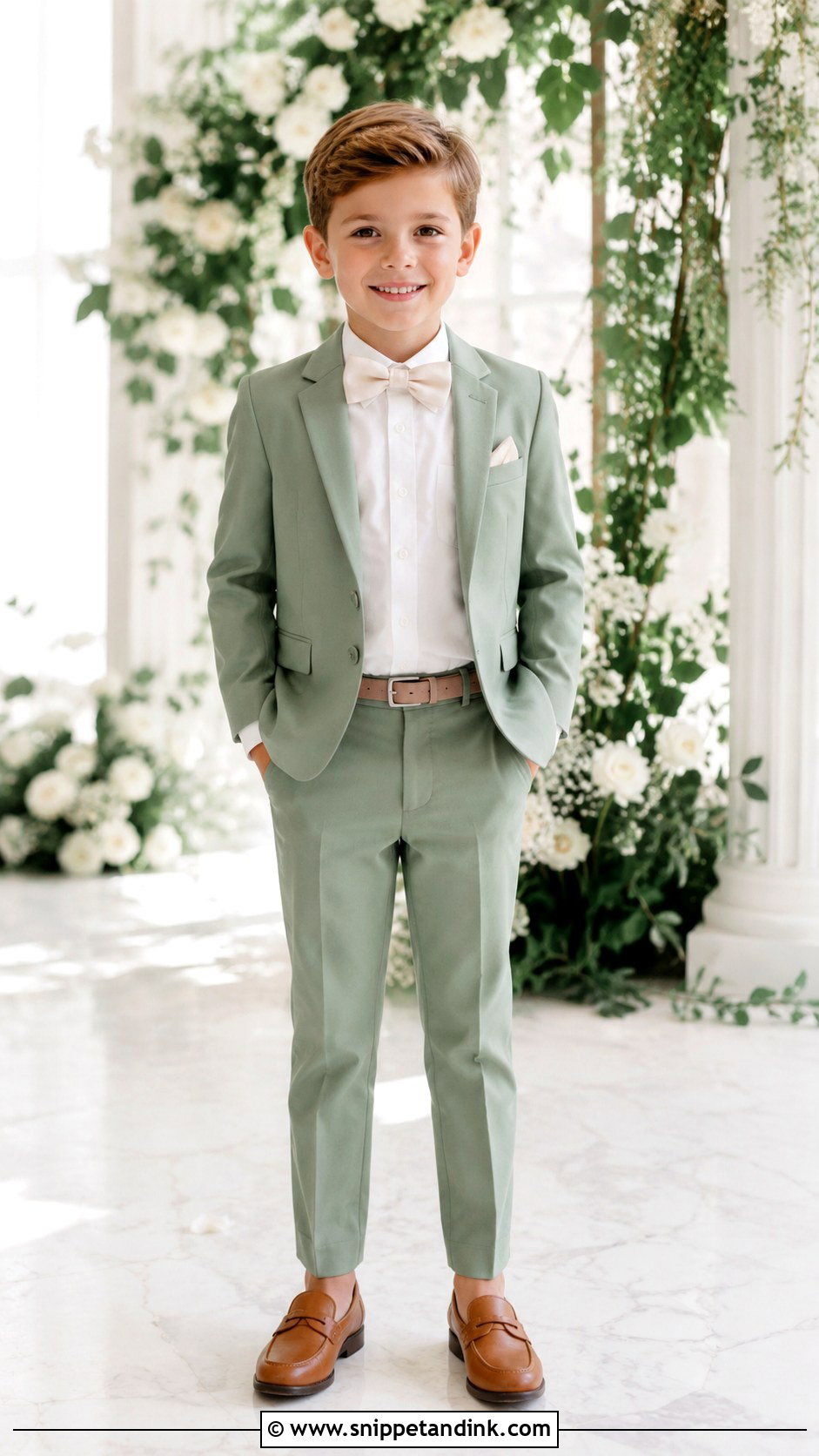 Sage Green Boys Wedding Suit - Snippet and Ink - 20 Boys Suits for Wedding