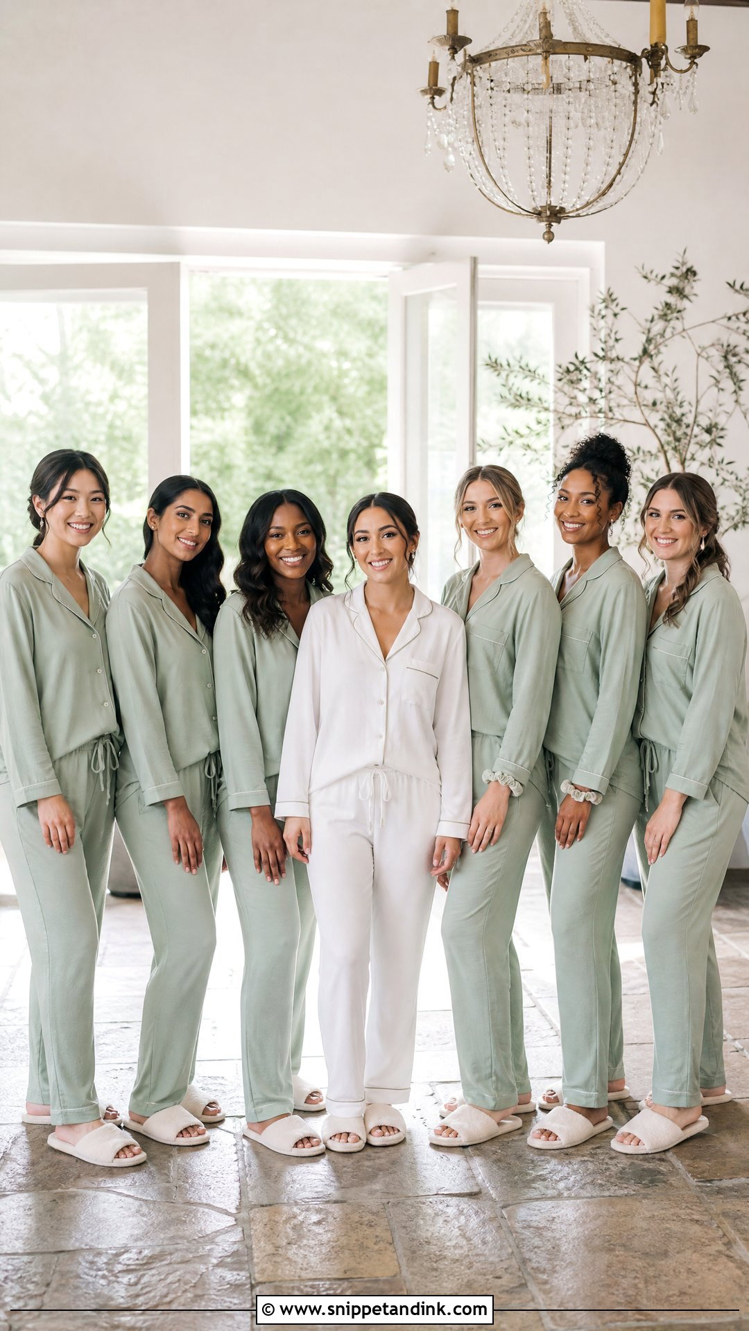 Sage Green Bridal Party PJs - Snippet and Ink - 25 Bridal Party Pjs Ideas