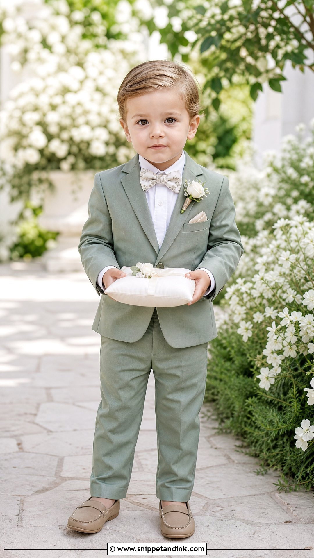 Sage Green Ring Bearer Outfit - Snippet and Ink - 20 Ringbearers Outfits