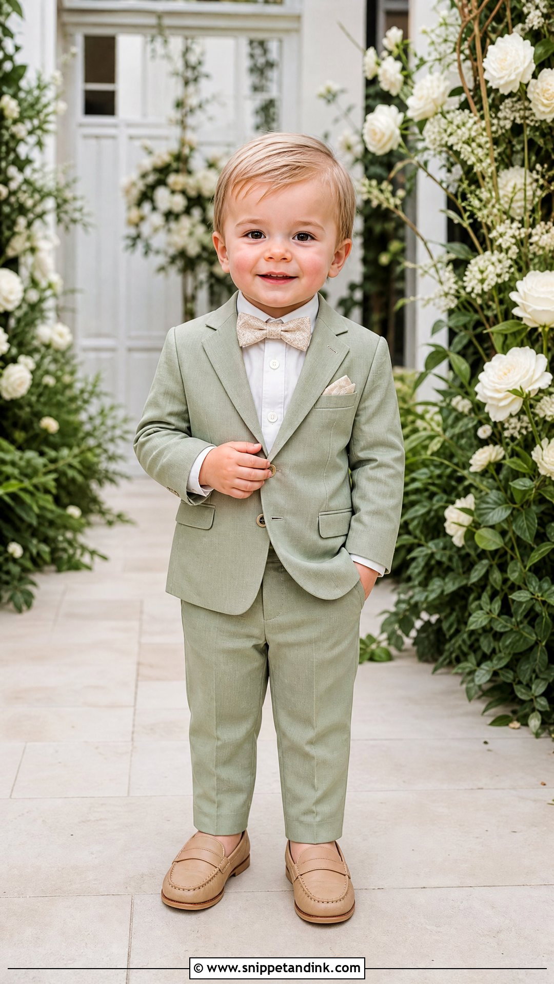 Sage Green Toddler Ring Bearer Outfit - Snippet and Ink - 20 Toddler Ring Bearer Outfit Ideas