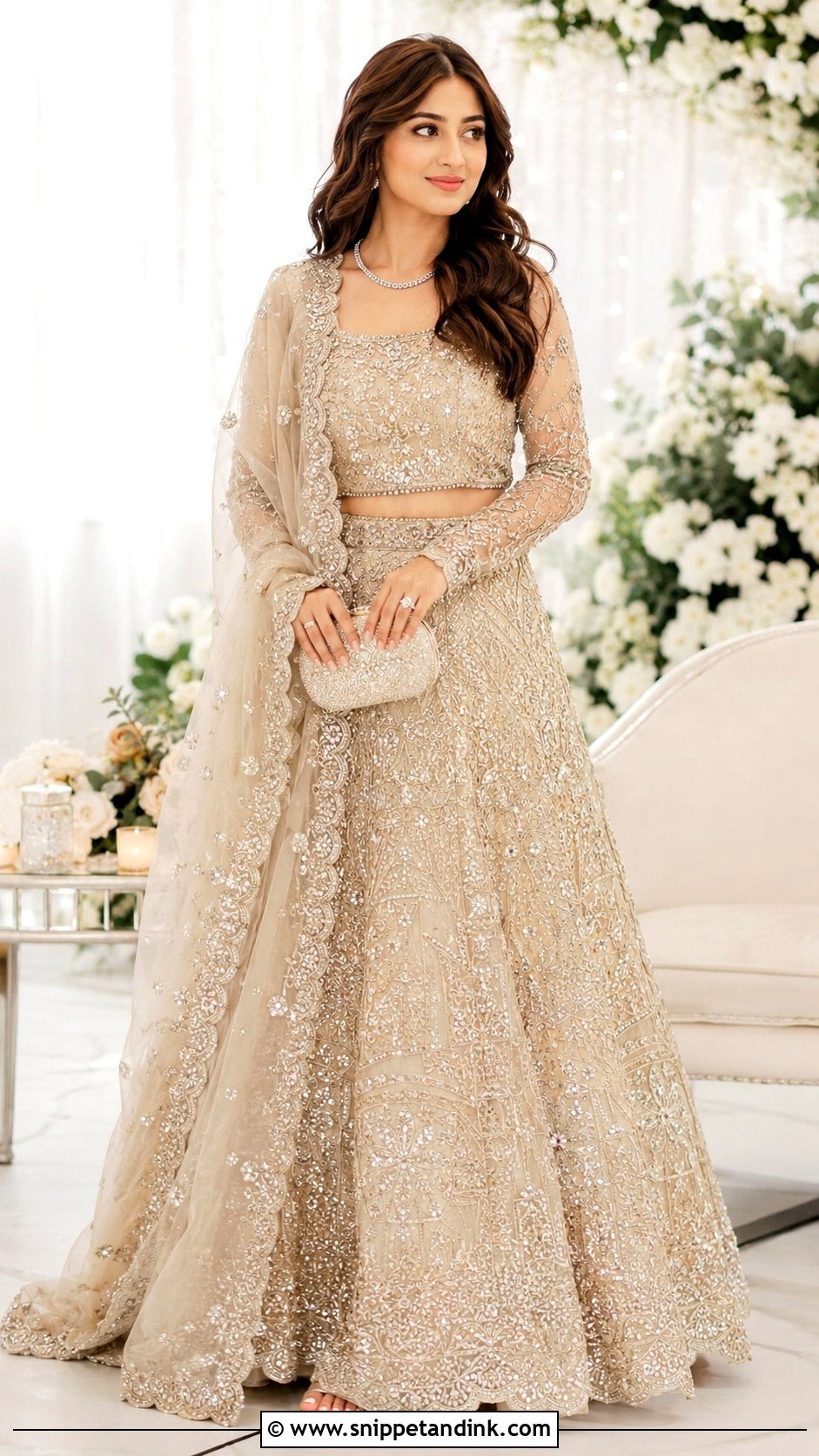 Sajal Ali Soft Glam Bridal Look - Snippet and Ink - 25 Sajal Ali Bridal Look Ideas