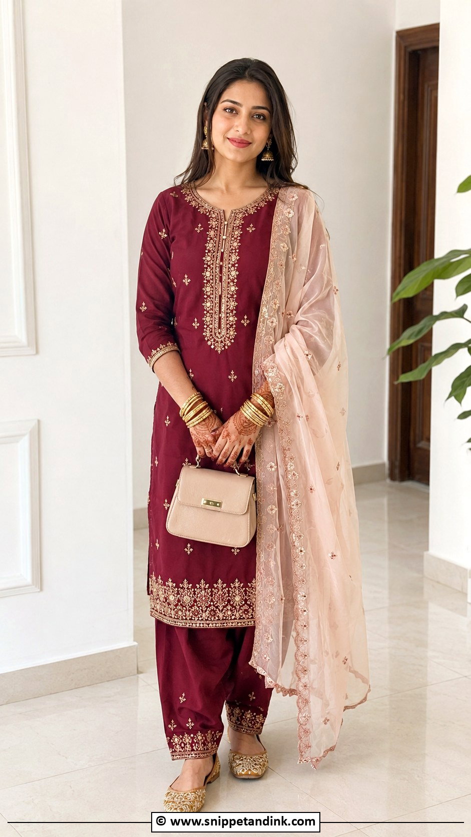 Salwar Kameez Court Marriage Outfit - Snippet and Ink - 25 Indian Court Marriage Outfit Ideas