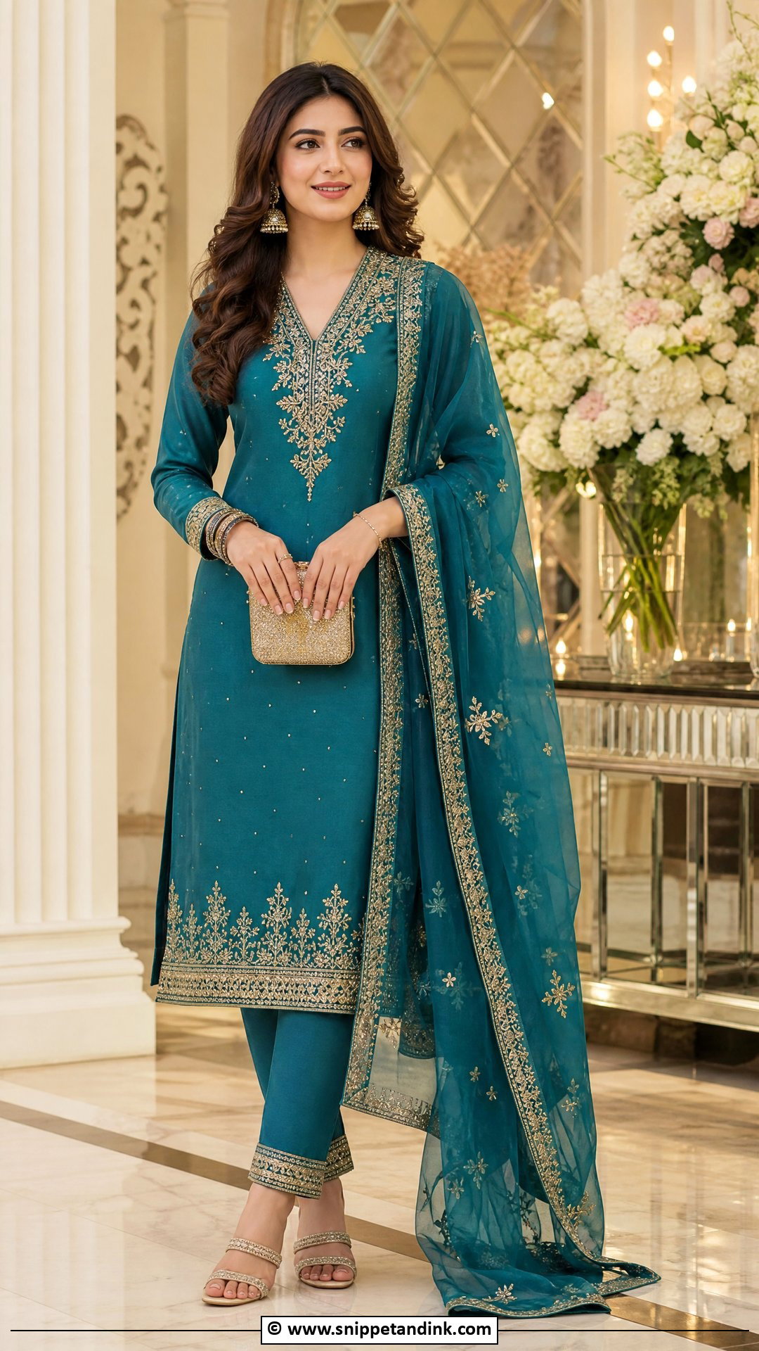 Salwar Kameez Outfit - Snippet and Ink - 35 Indian Wedding Dress Ideas