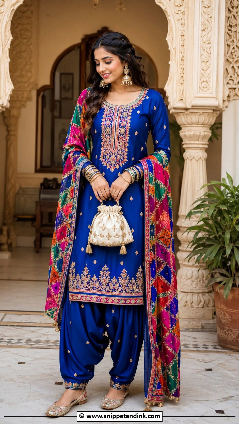 Salwar Kameez Outfit - Snippet and Ink - 30 Indian Wedding Outfit Ideas