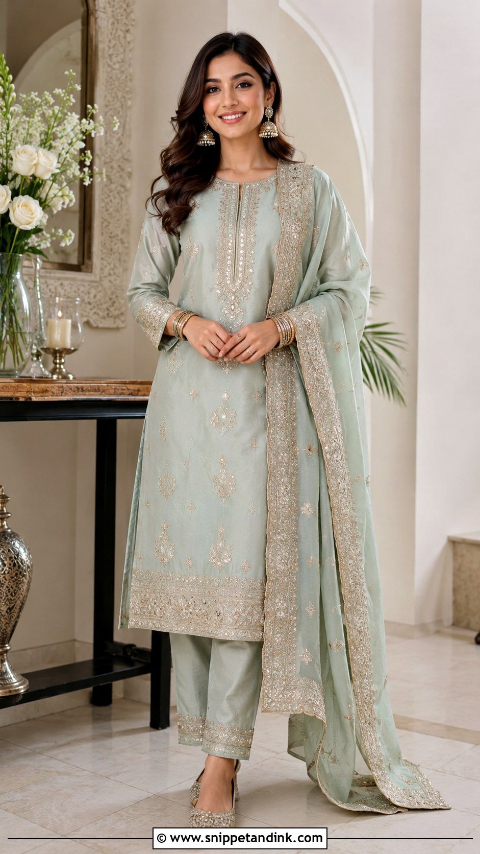 Salwar Kameez Wedding Dress - Snippet and Ink - 30 Indian Muslim Wedding Dresses