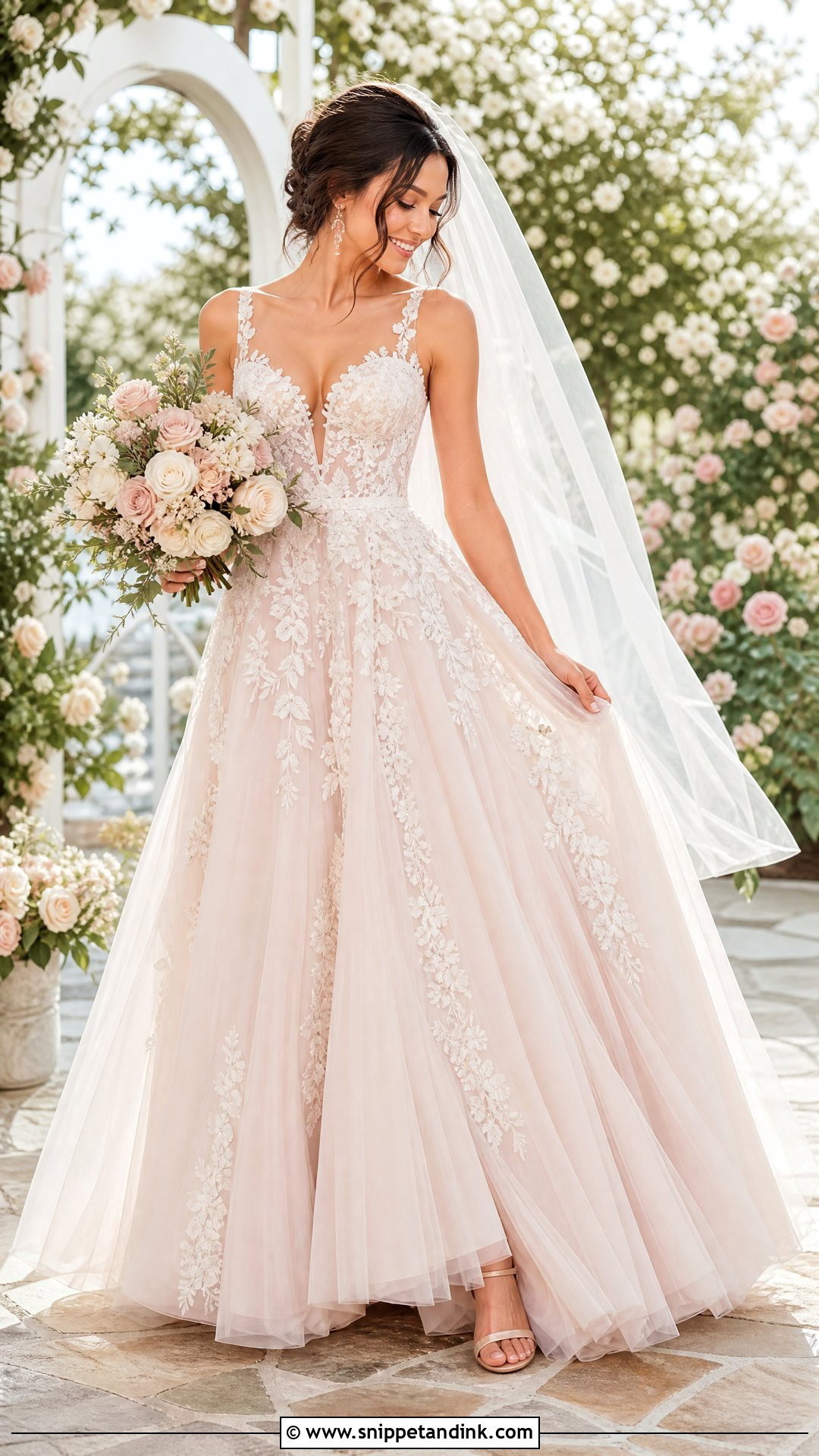 Samantha Blush Wedding Gown - Snippet and Ink - 20 Samantha Wedding Gown Ideas