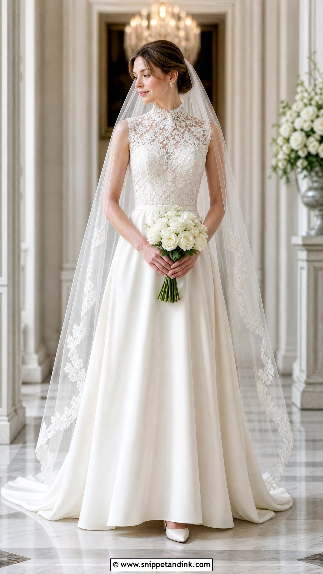 Samantha High Neck Wedding Gown - Snippet and Ink - 20 Samantha Wedding Gown Ideas