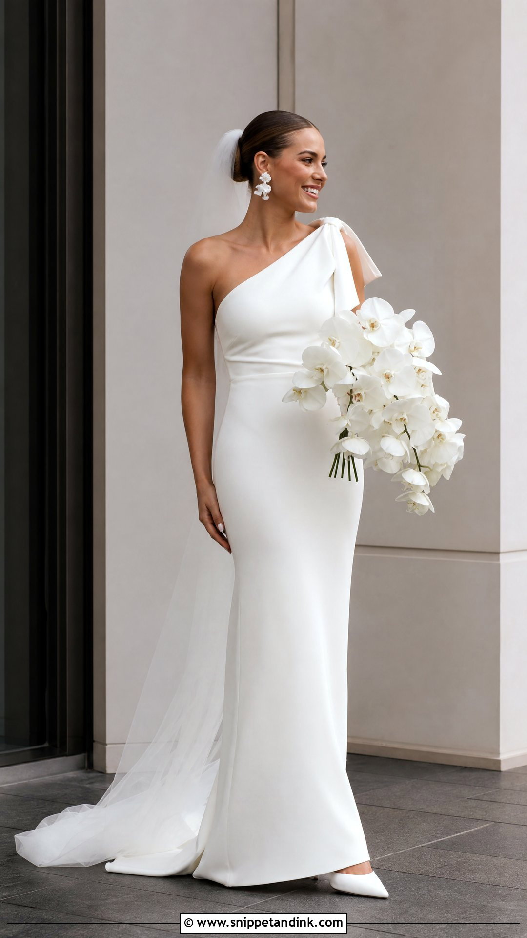 Samantha One Shoulder Gown - Snippet and Ink - 20 Samantha Wedding Gown Ideas