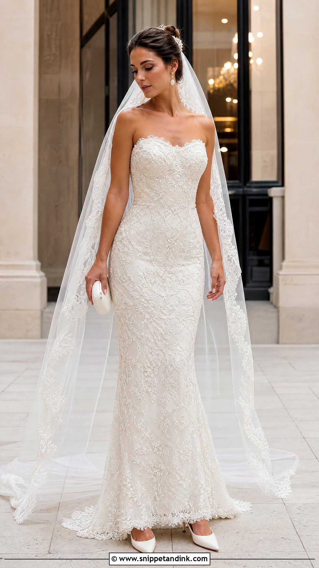 Sandrine Pearl Lace Wedding Dress - Snippet and Ink - 20 Sottero and Midgley Wedding Dresses