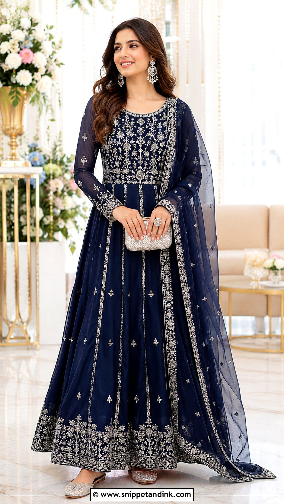 Sangeet Anarkali Dress - Snippet and Ink - 25 Sangeet Dresses