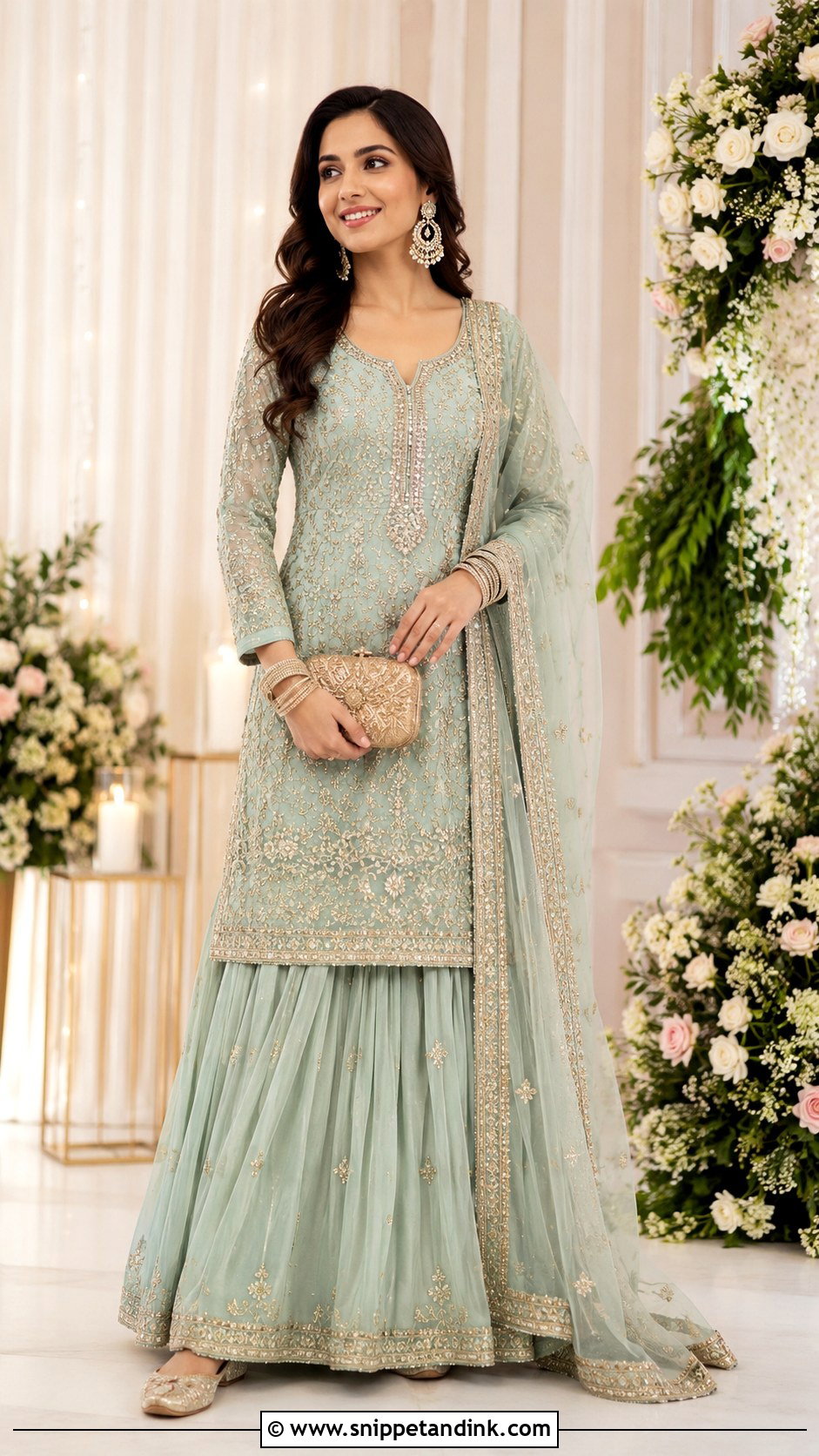 Sangeet Kurta Skirt Dress - Snippet and Ink - 25 Sangeet Dresses