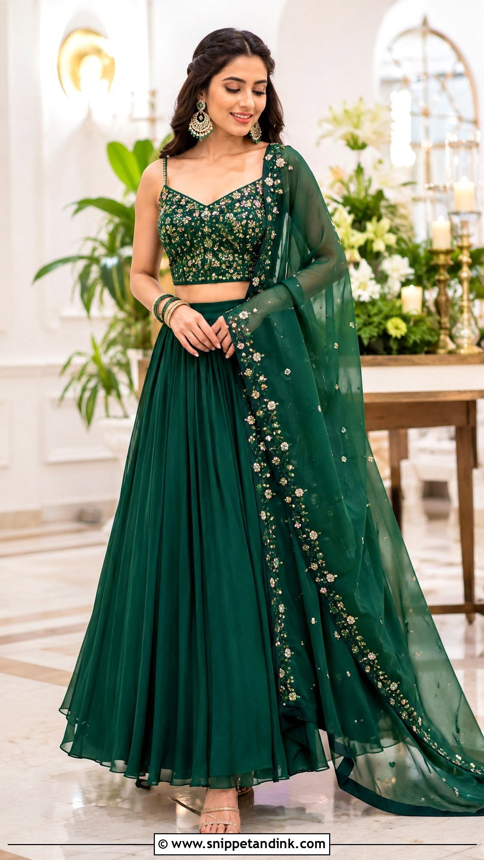 Sangeet Lehenga Dress - Snippet and Ink - 25 Sangeet Dresses