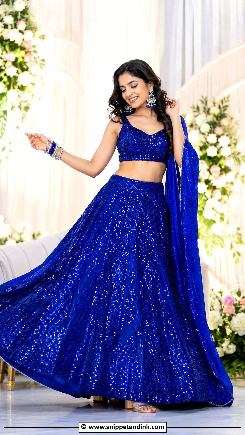 Sangeet Lehenga Outfit - Snippet and Ink - 30 Indian Wedding Outfit Ideas