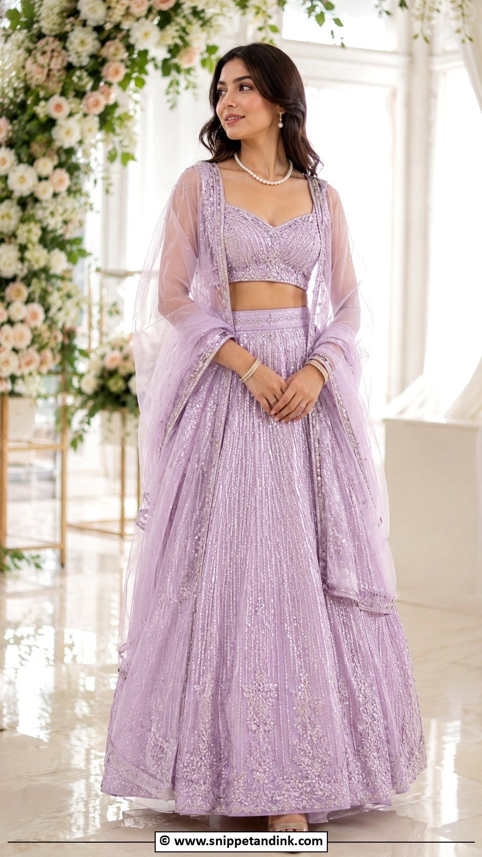 Sangeet Pastel Lehenga Outfit - Snippet and Ink - 30 Sangeet Outfit Sisters Ideas
