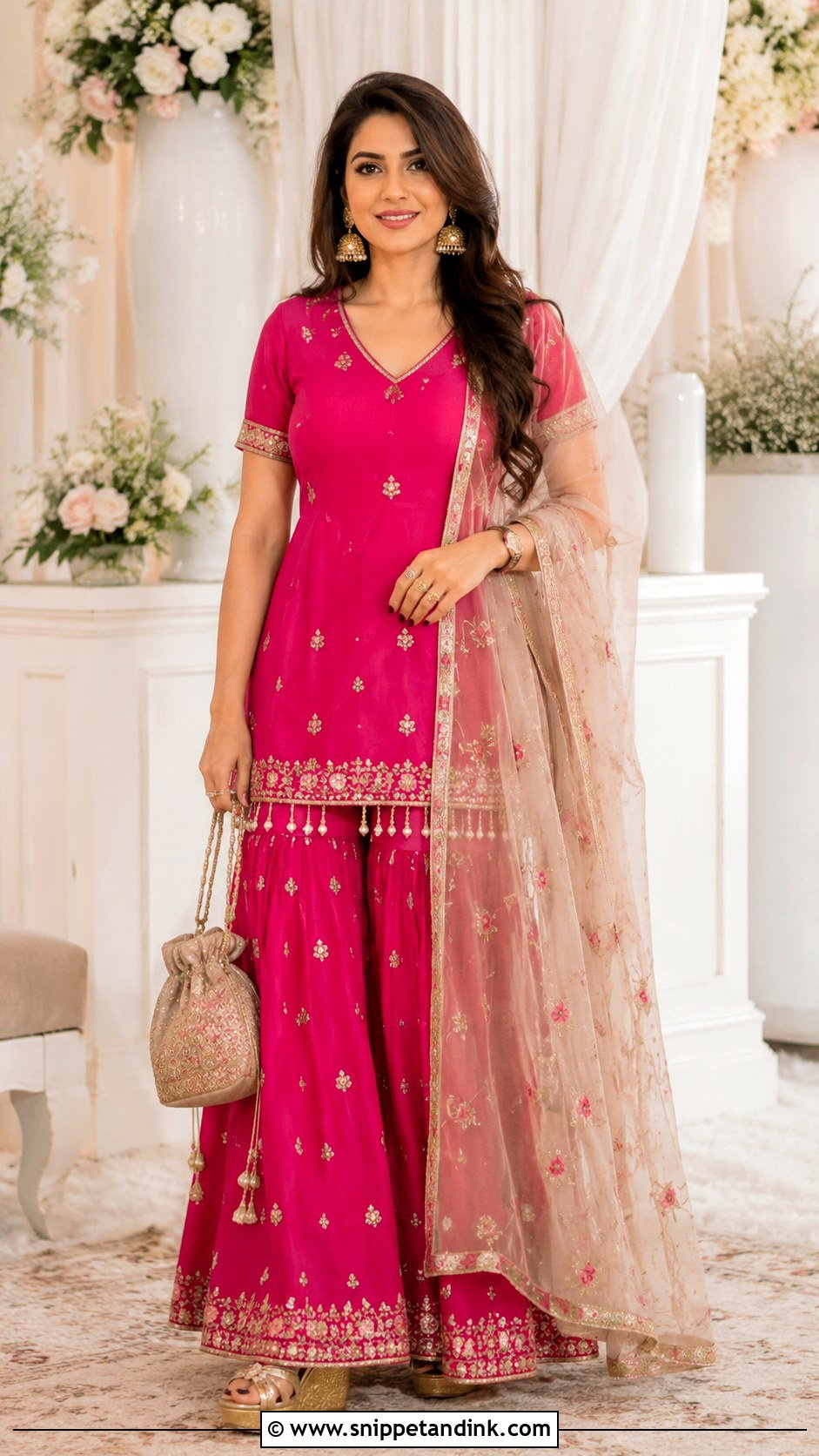 Sangeet Sharara Dress - Snippet and Ink - 25 Sangeet Dresses