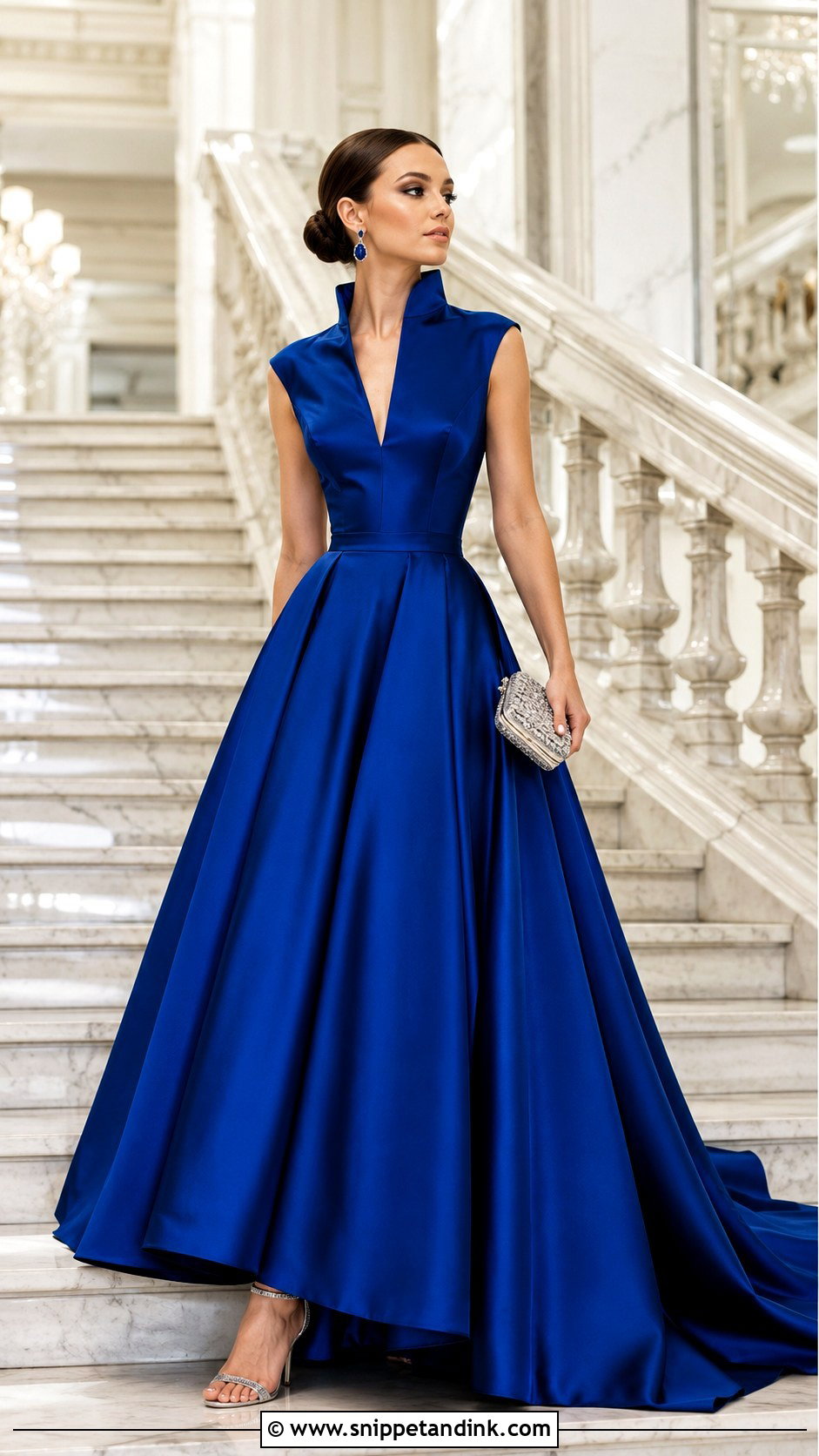 Sapphire Blue Royal Ball Gown - Snippet and Ink - 20 Royal Ball Gown Ideas