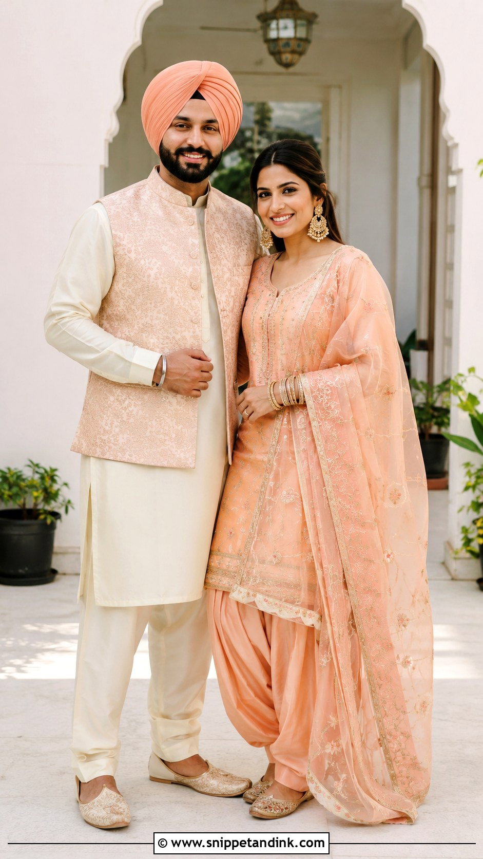 Sardar Sardarni Punjabi Suit Kurta - Snippet and Ink - 30 Sardar Sardarni Couple Ideas